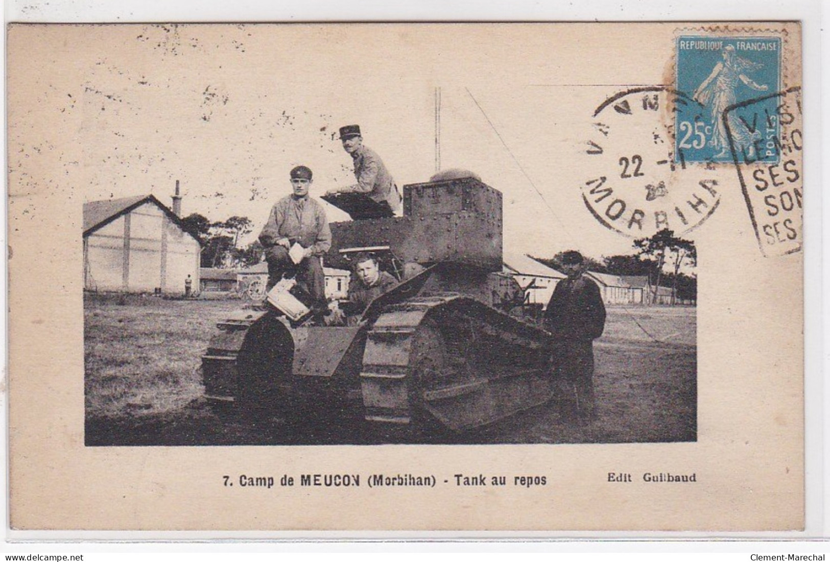 Camp De Meucon - Tank Au Repos (militaire) - Très Bon état - Other & Unclassified