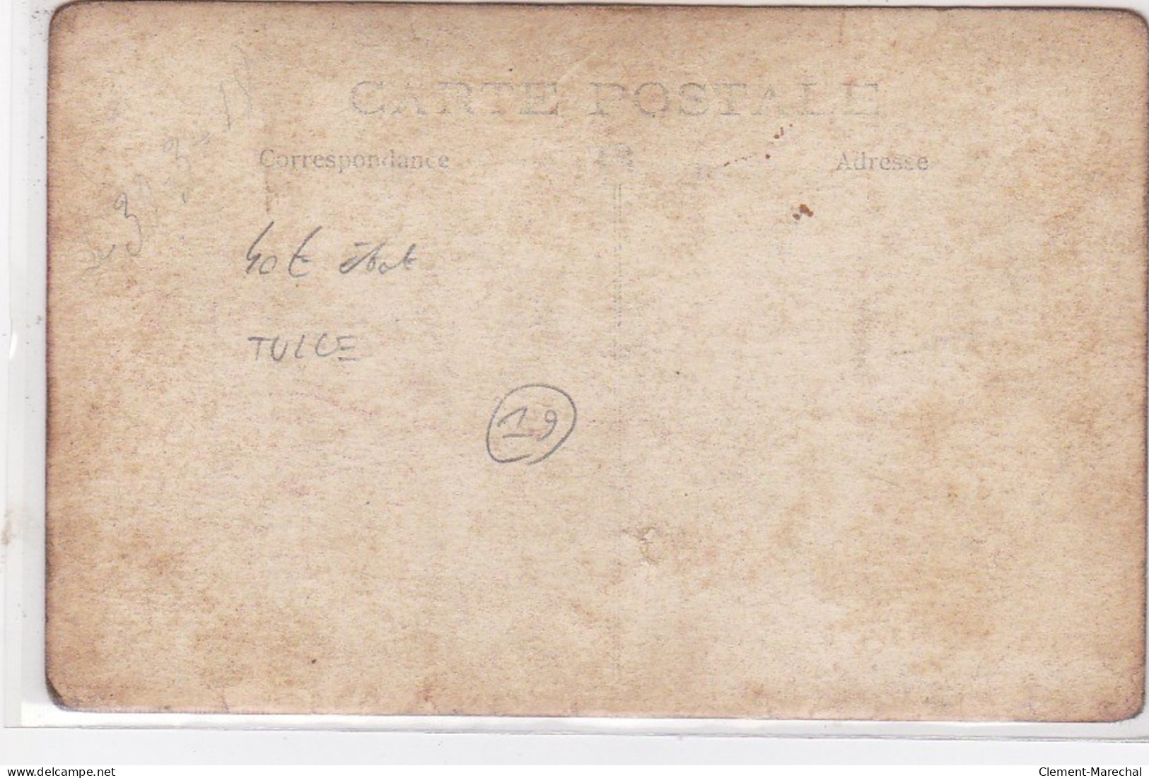 TULLE : Carte Photo De La Classe 1919 - (conscrits) - Bon état - Tulle