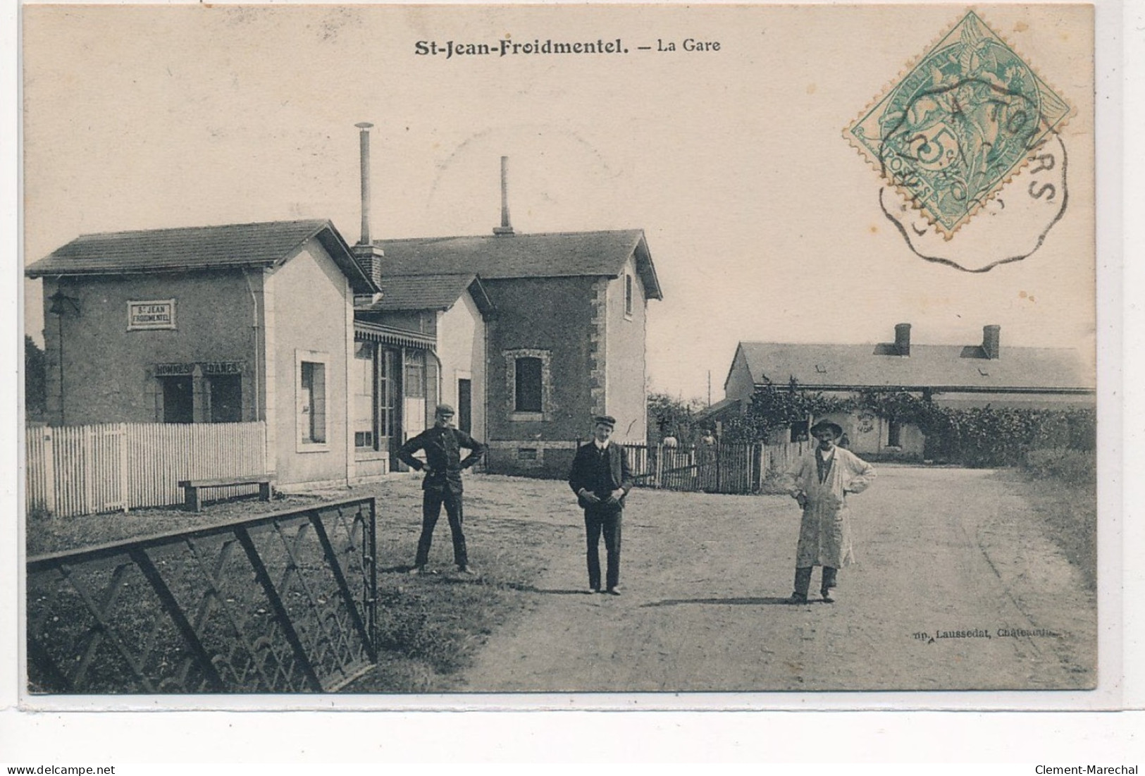 SAINT-JEAN-FROIDMENTAL : La Gare - Tres Bon Etat - Other & Unclassified