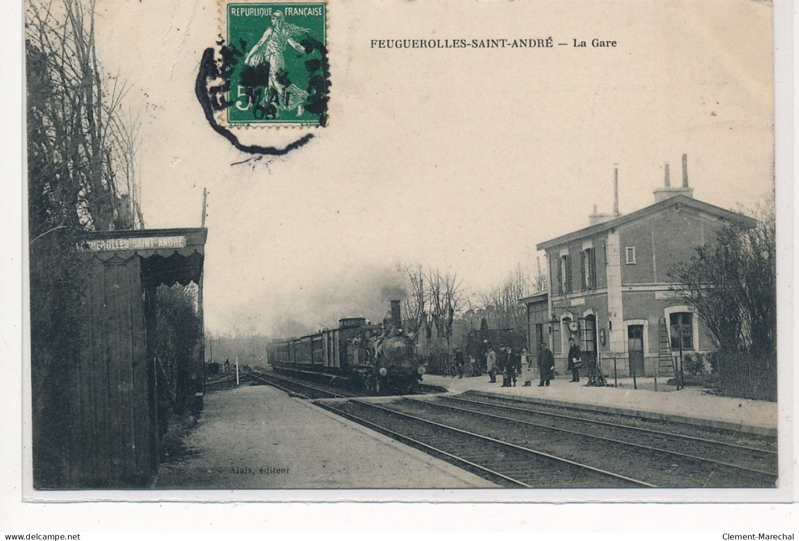 PEUGUEROLLES-SAINT-ANDRE : La Gare - Etat - Other & Unclassified