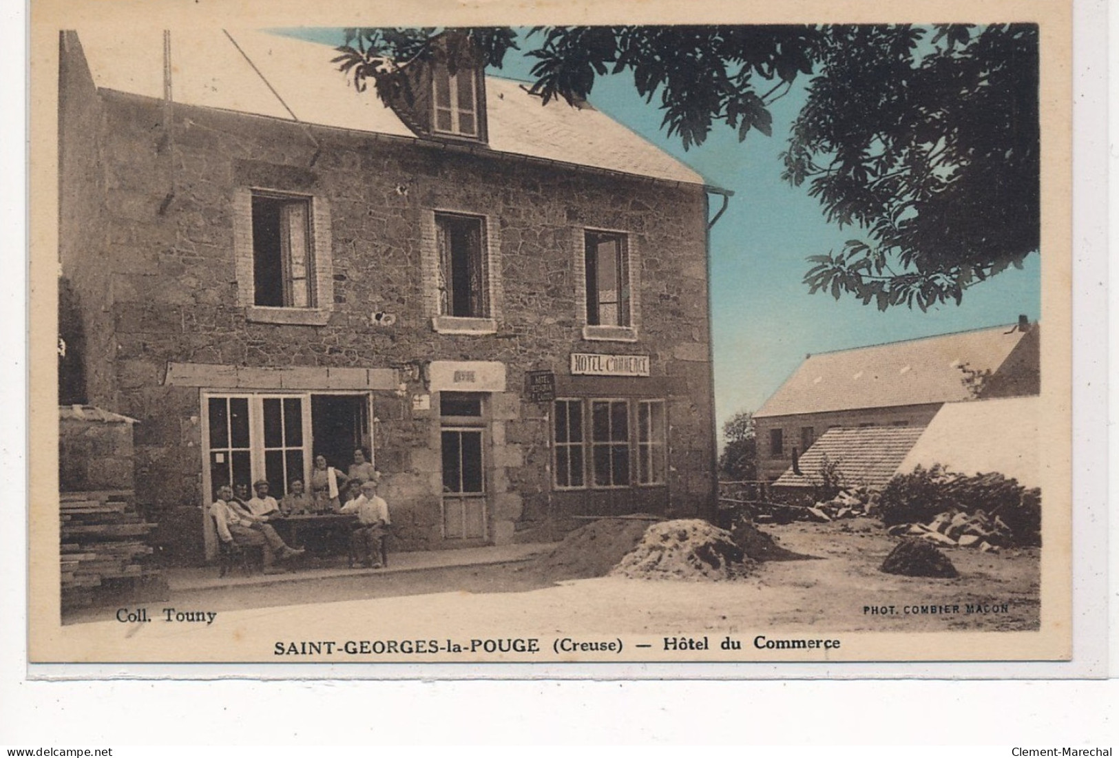 SAINT-GEORGES-la-POUGE : Hotel Du Commerce, Combier - Tres Bon Etat - Other & Unclassified