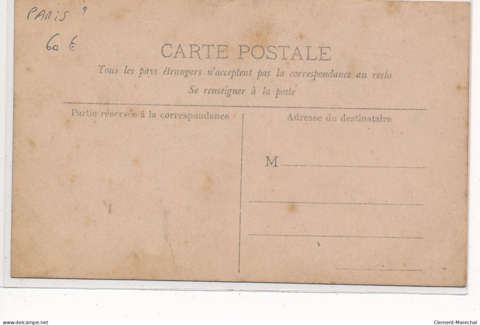 CARTE PHOTO A LOCALISER : Paris(?), Tabac - Tres Bon Etat - Photos