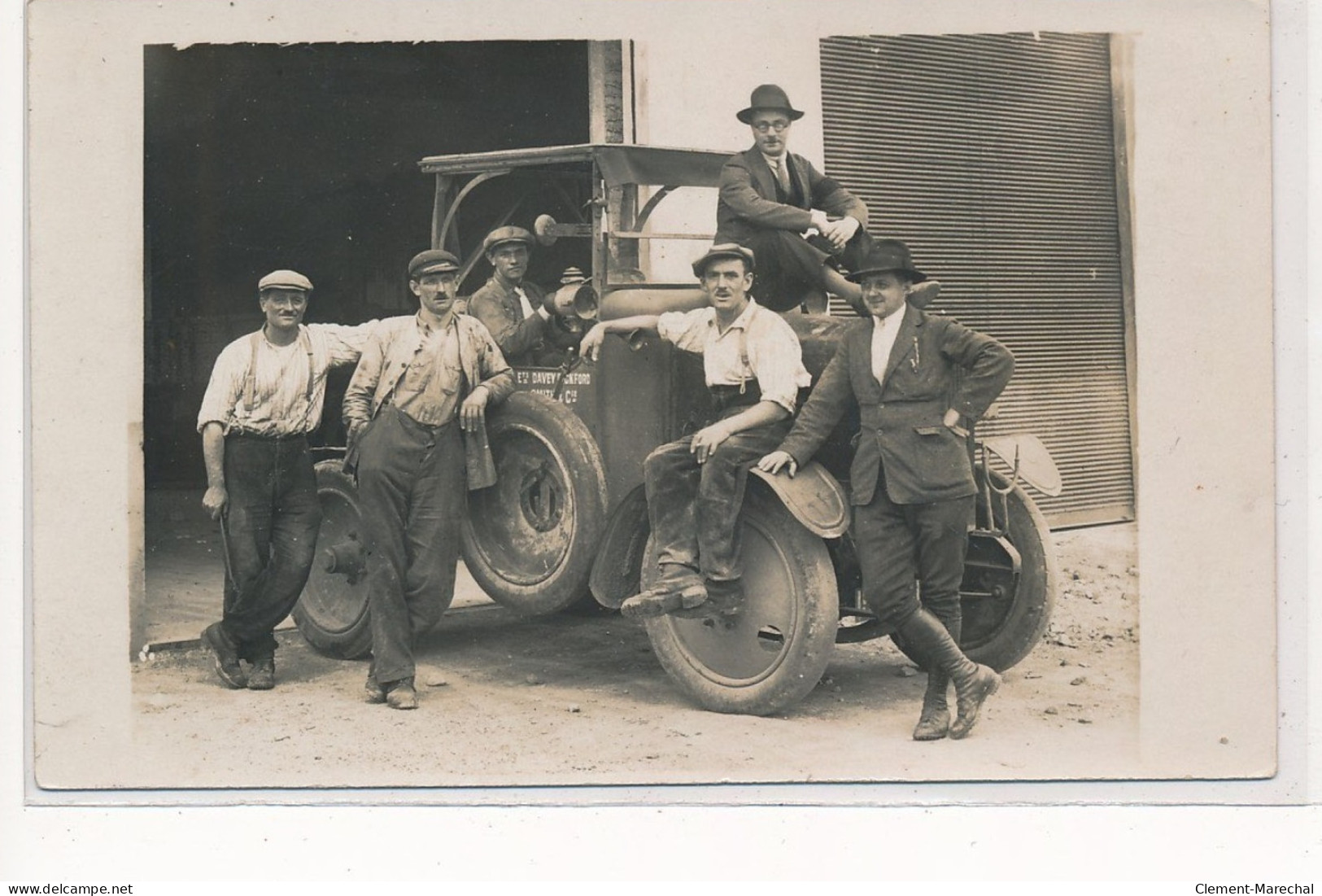 CARTE PHOTO A LOCALISER : Automobile Etablissement Davey Pickford - Tres Bon Etat - Photos