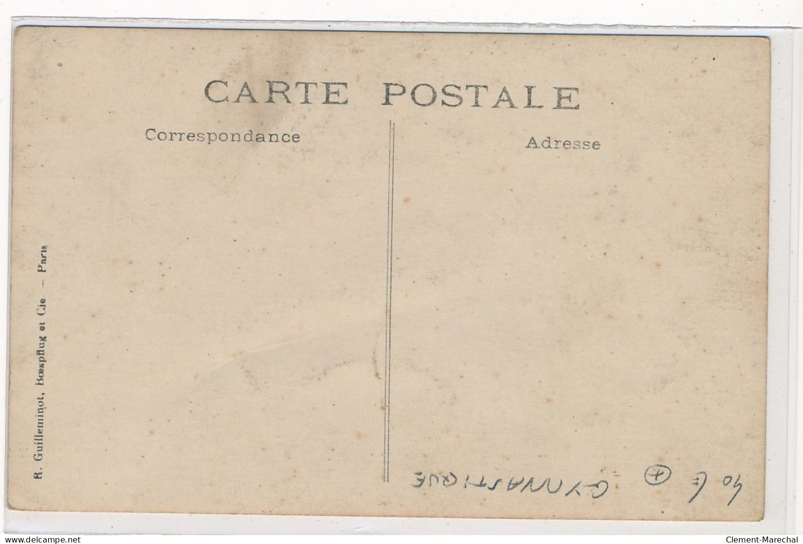 CARTE PHOTO A LOCALISER : Gymnastique, Curé - Tres Bon Etat - Photos