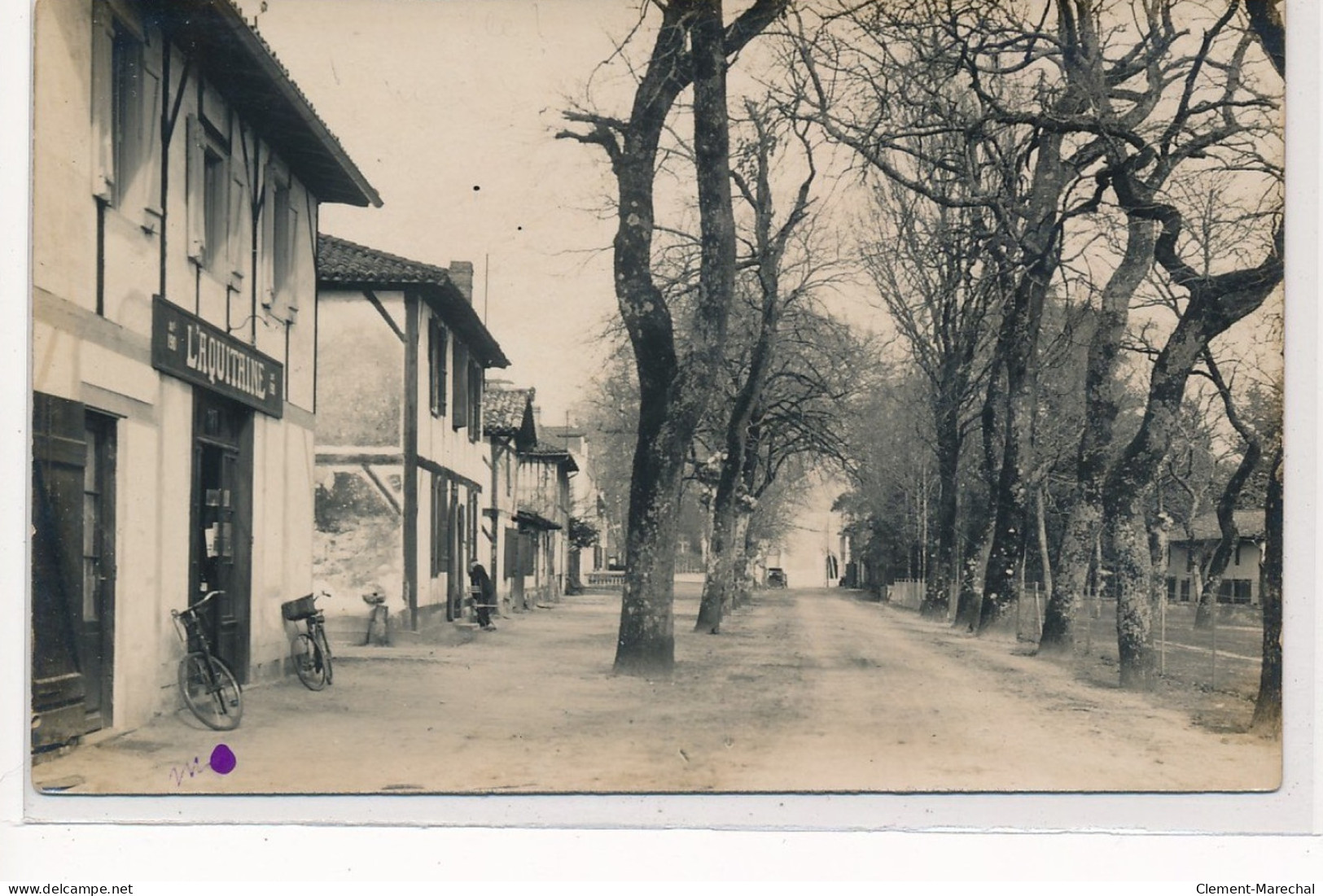 CARTE PHOTO A LOCALISER : Magasin L'aquitaine, Velo, 33(?) 40(?) - Tres Bon Etat - Photos