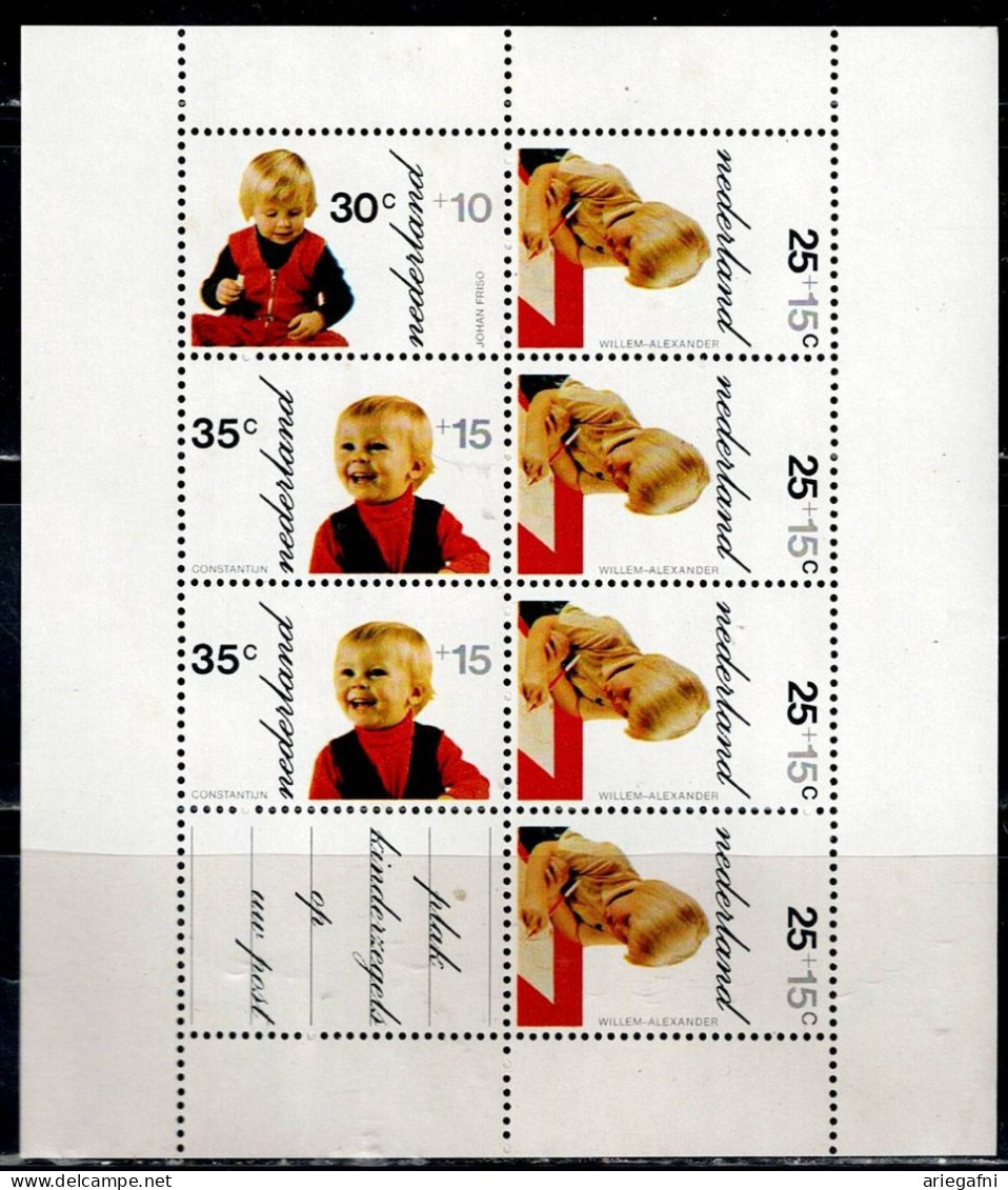 NETHERLANDS 1972 VOOR HET KIND MI No BLOCK 11 MNH VF!! - Blokken