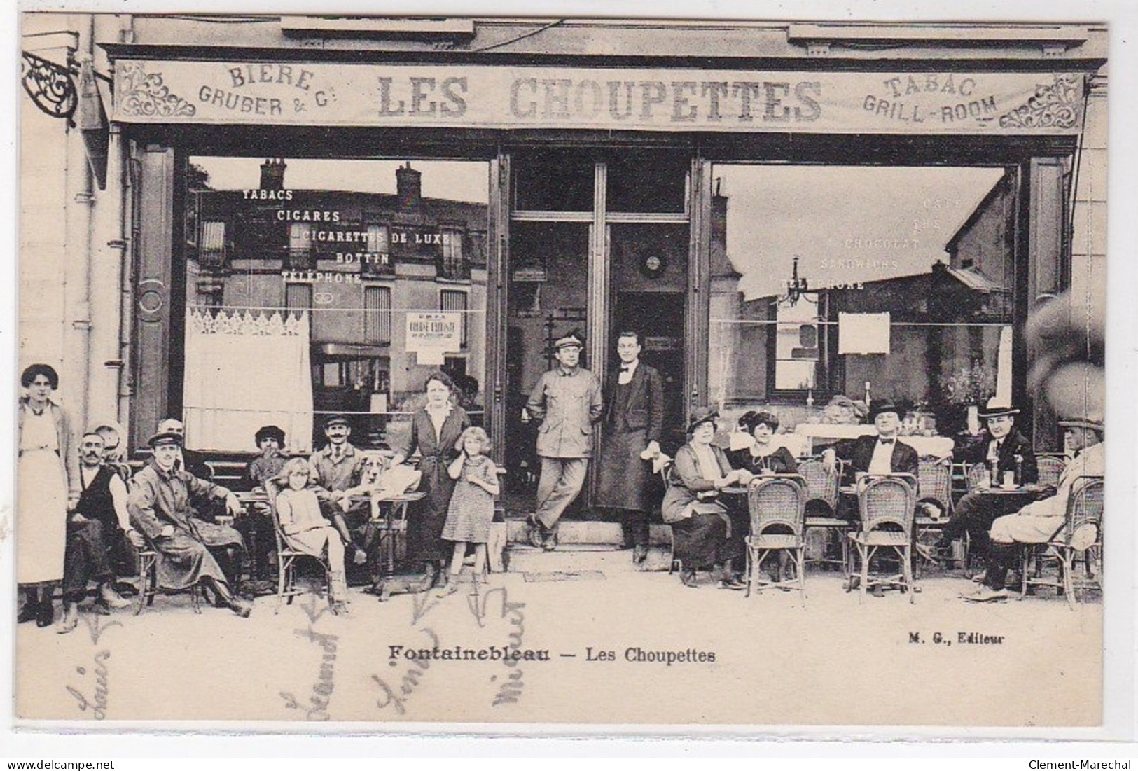 FONTAINEBLEAU : Café Restaurant "les Choupettes" - Très Bon état - Fontainebleau