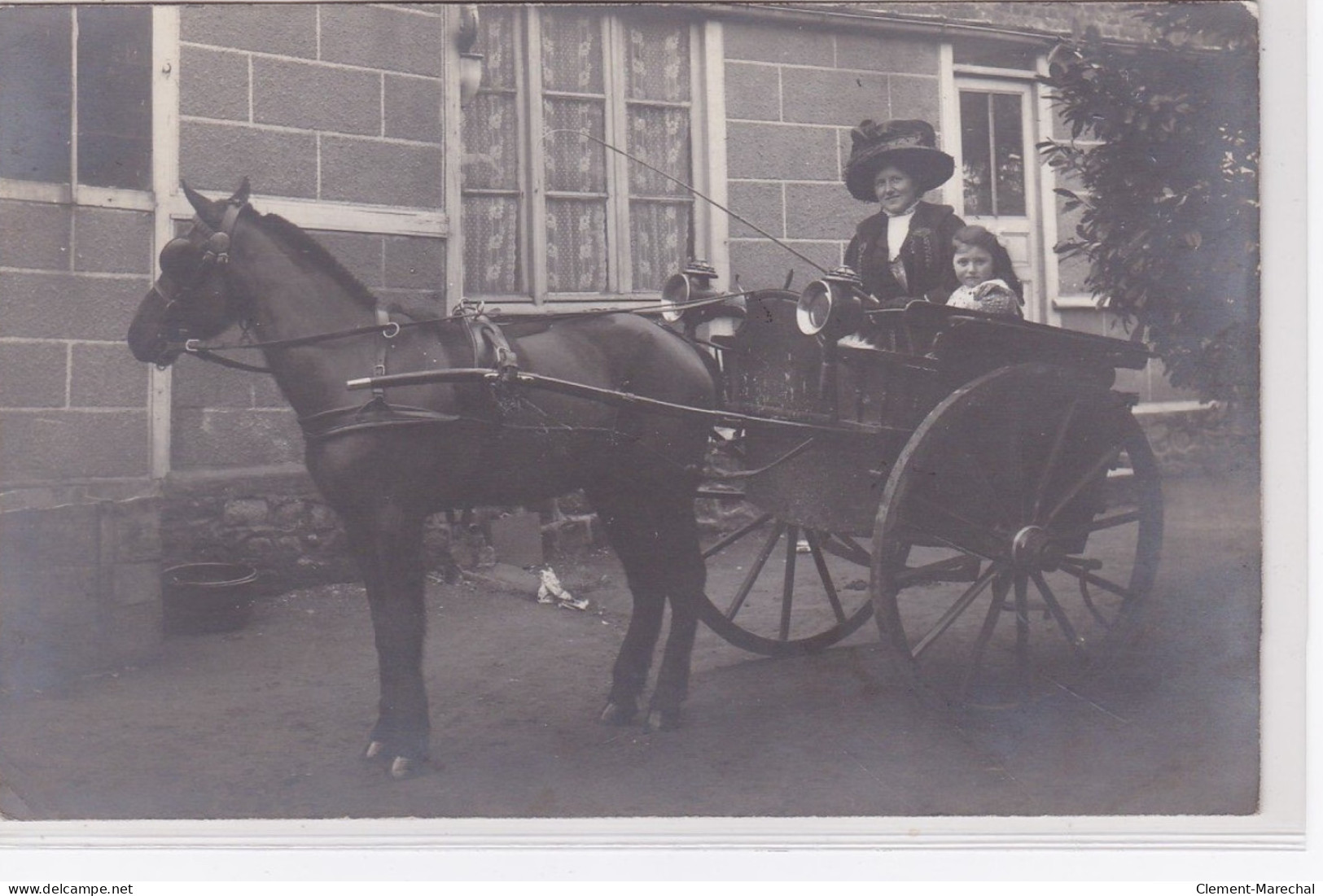 SAINT SEVER : Carte Photo D'un Attelage - Très Bon état - Autres & Non Classés