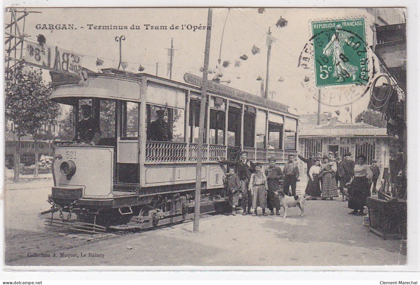 GARGAN (LIVRY) : Terminus Du Tramway De L'Opéra - état - Livry Gargan