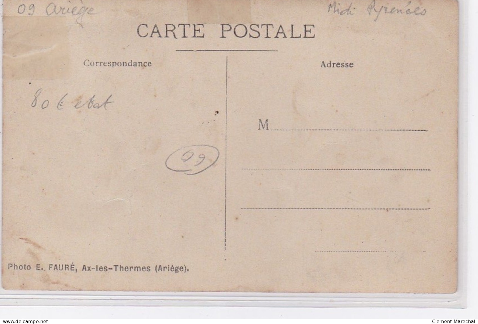 Carte Photo D'une Scène De Chasse En Ariege (photo FAURE à Ax Les Thermes) - état - Other & Unclassified