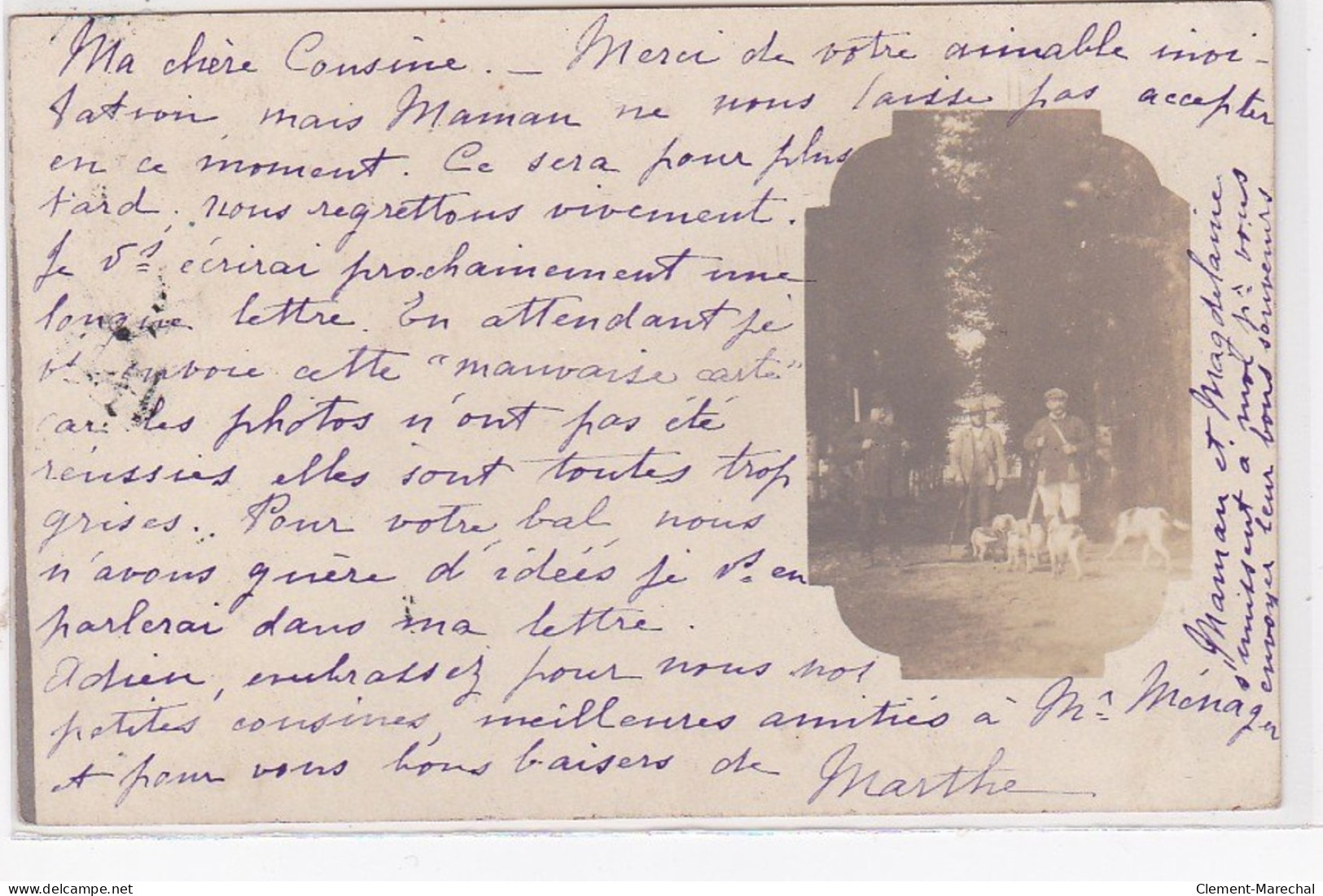 Environs De RENNES : Carte Photo D'une Scène De Chasse (chasse) - Très Bon état - Altri & Non Classificati