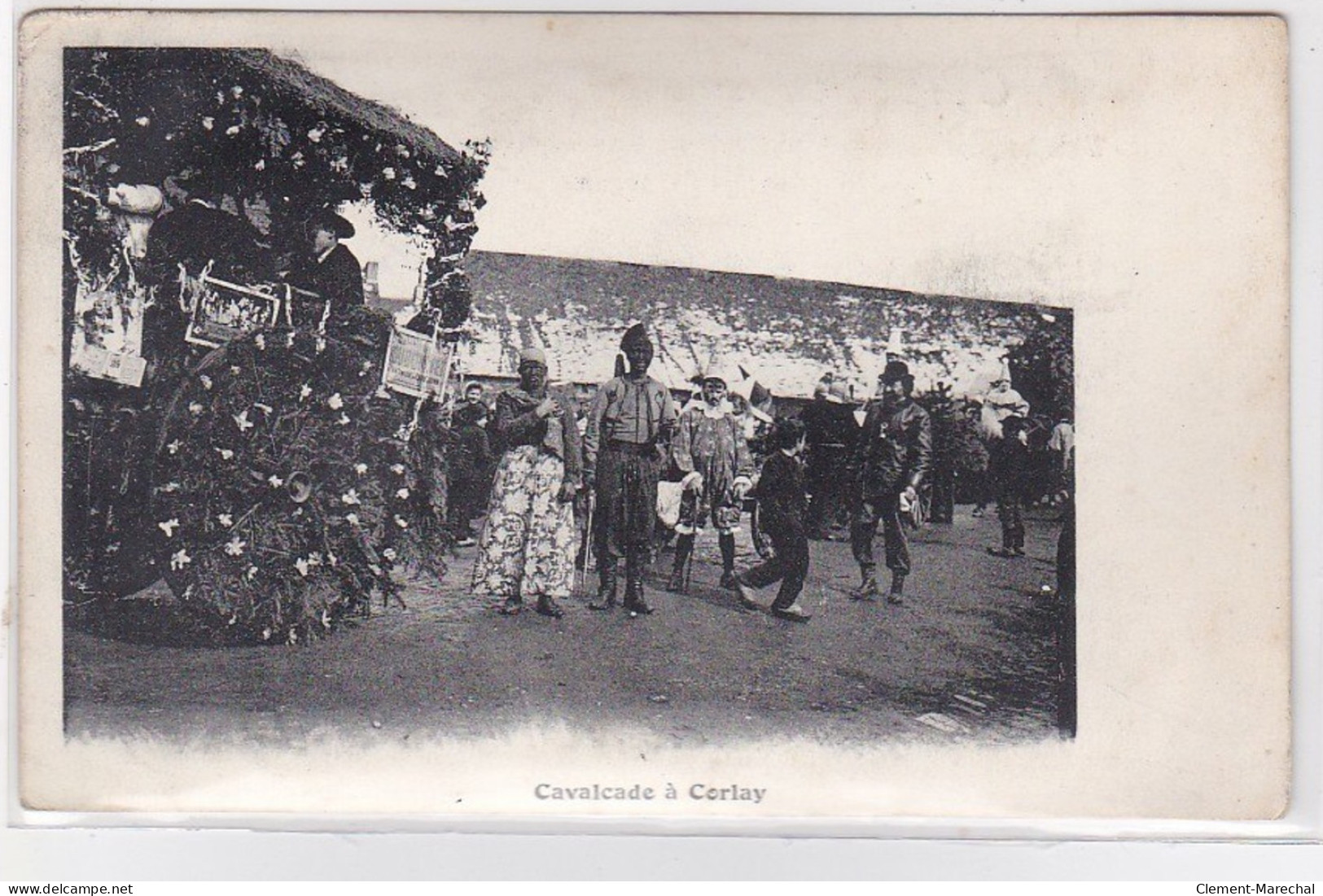 CORLAY : La Cavalcade - (photo De Corlay Collée Au Dos !) - Bon état - Autres & Non Classés