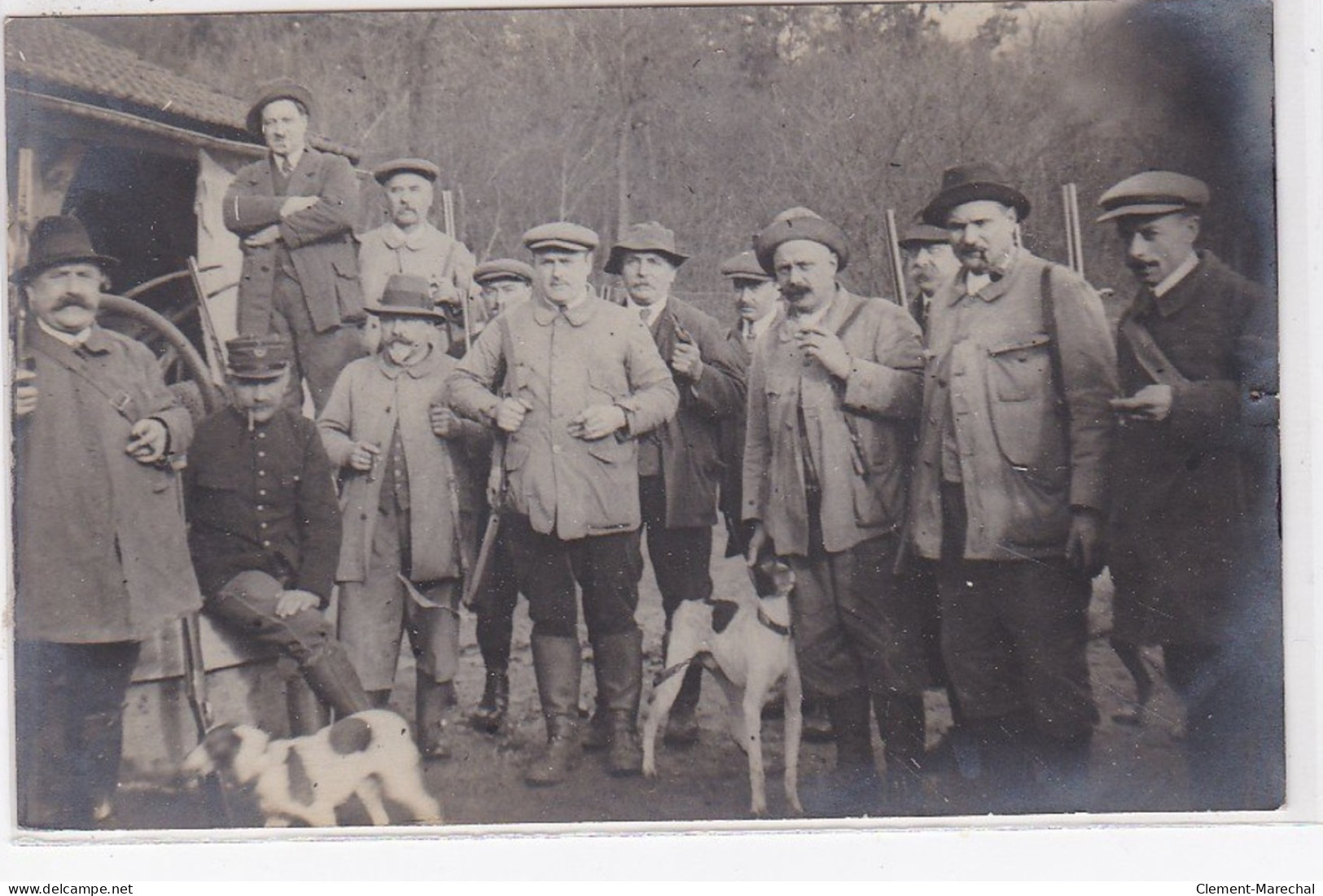 FORET D'ORLEANS : Carte Photo D'une Scène De Chasse à Tir (Sologne ) - Très Bon état - Orleans