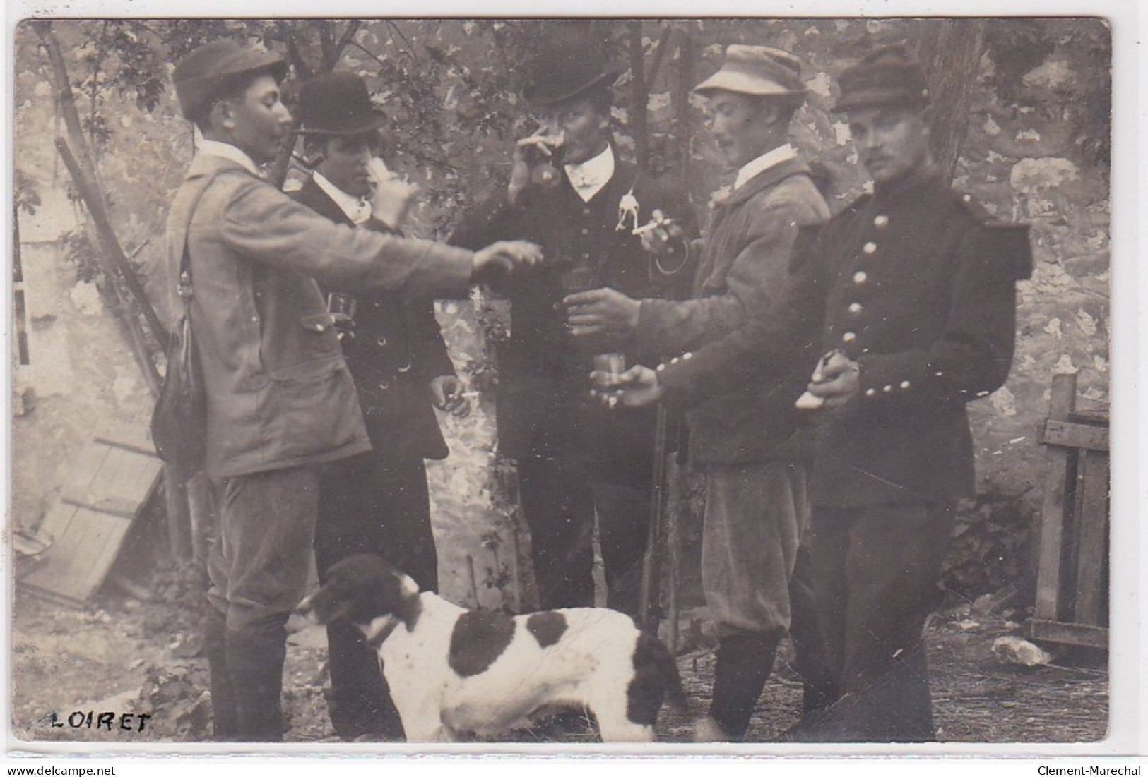 A Localiser : Carte Photo D'une Scène De Chasse à Tir (Sologne ) - Très Bon état - Sonstige & Ohne Zuordnung