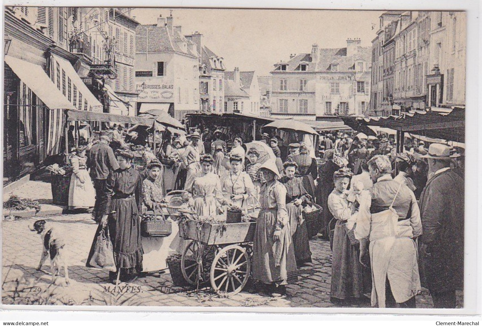 MANTES : Un Coin Du Marché - Très Bon état - Mantes La Jolie