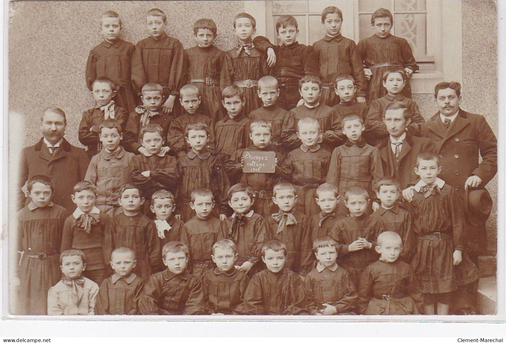 ETAMPES : Carte Photo D'une Classe Du College En 1905 - Très Bon état - Etampes