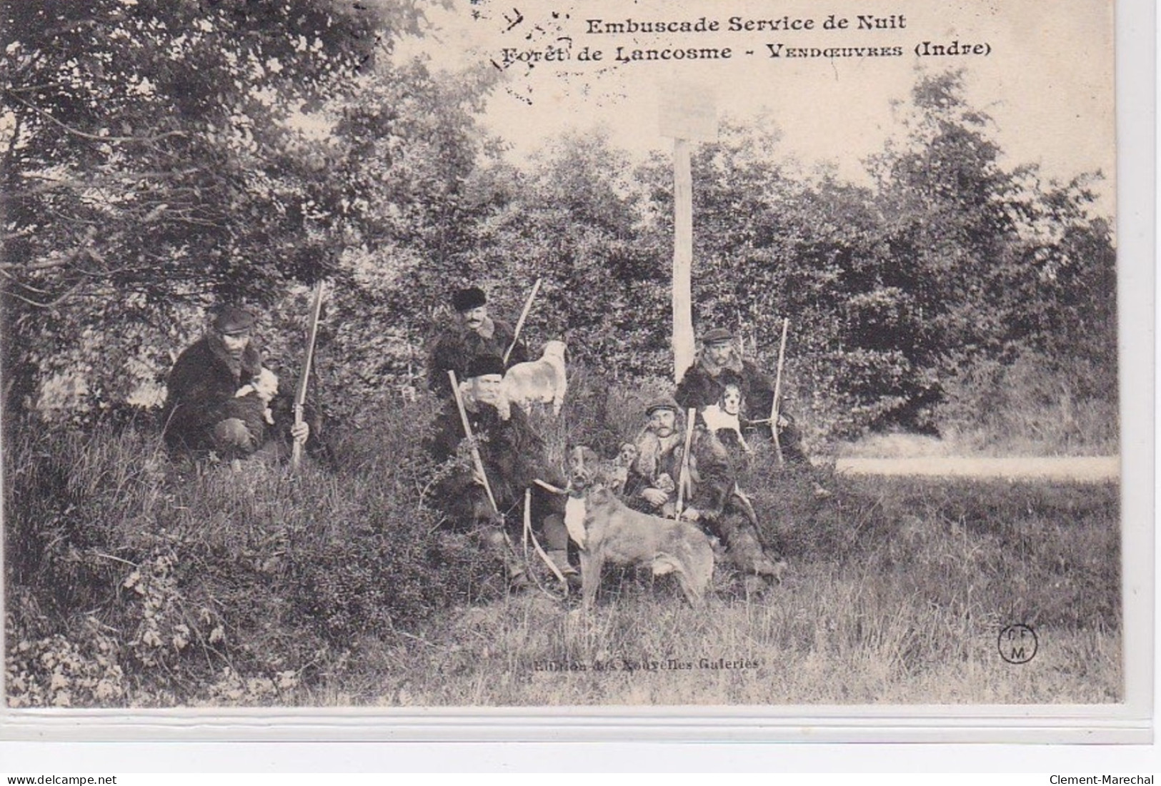 Foret De LANCOSME - Vendoeuvres : Embuscade Service De Nuit (chasse) - Très Bon état - Andere & Zonder Classificatie