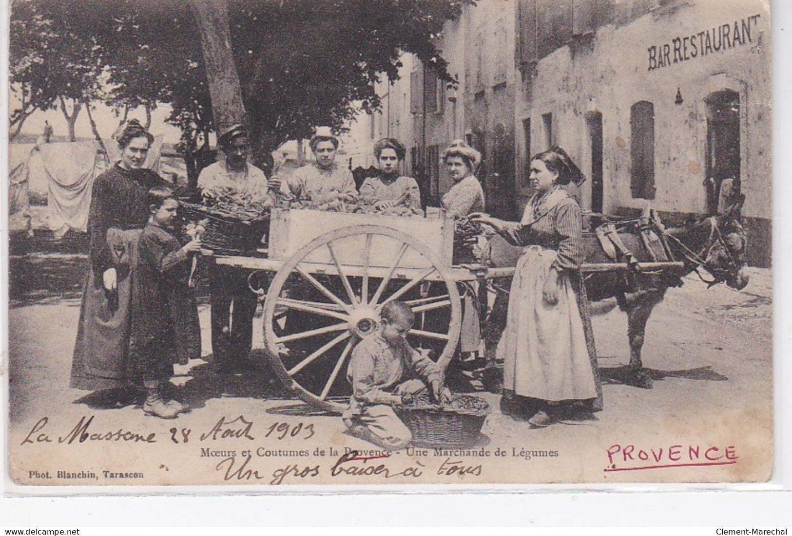 Moeurs Et Coutumes De La Provence - Une Marchande De Légumes (premier Tirage) - état - Autres & Non Classés