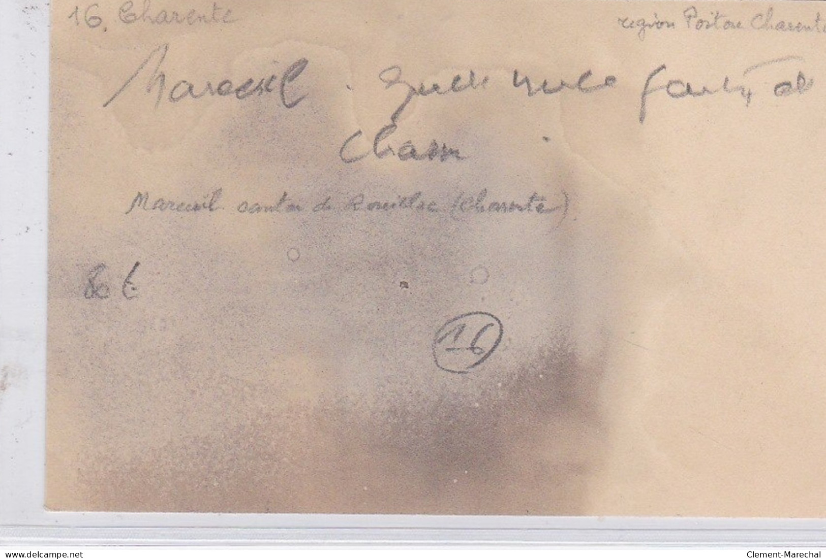 MAREUIL (canton De Rouillac) : Photo Format Cpa D'un Retour De Chasse - Très Bon état - Autres & Non Classés