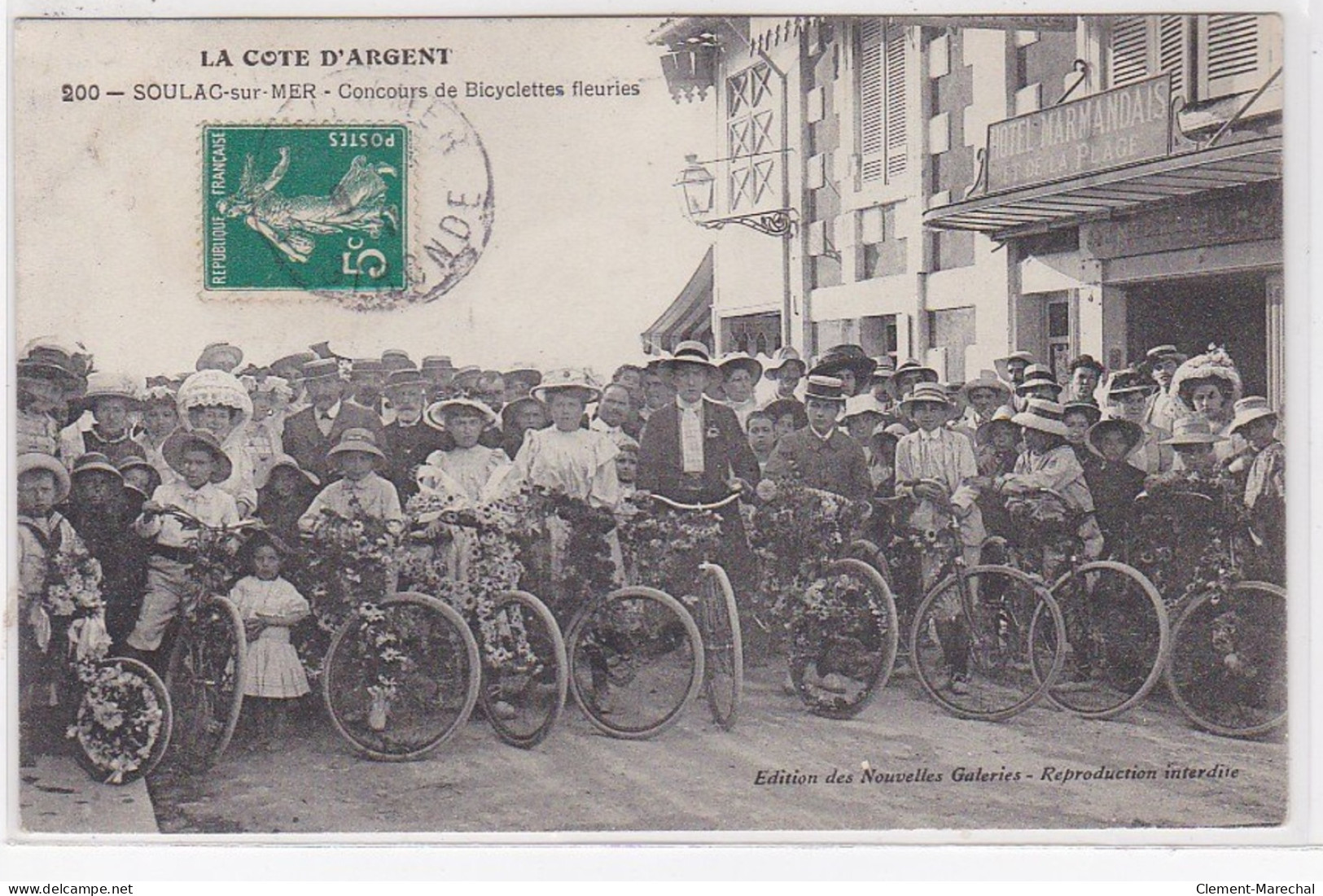 SOULAC SUR MER : Concours De Bicyclettes Fleuries (vélo - Cyclisme) - Très Bon état - Soulac-sur-Mer