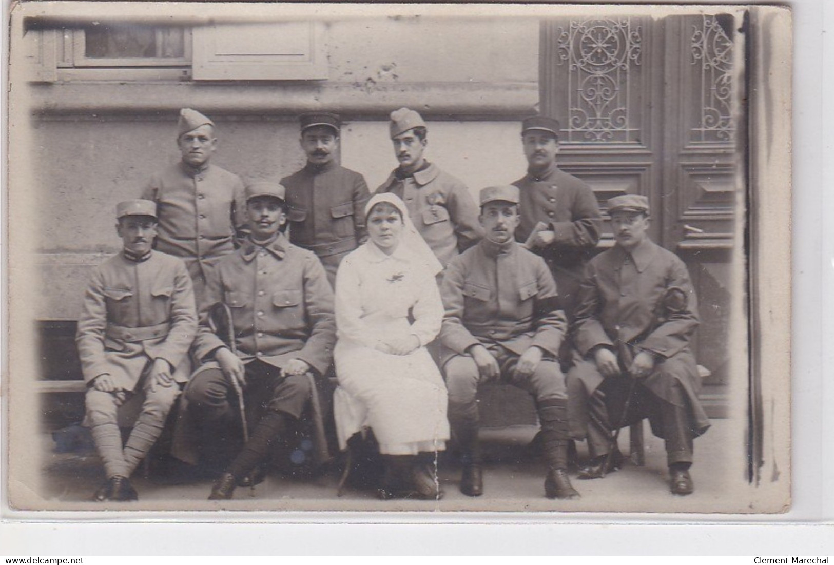 VICHY : Lot De 2 Cartes Photo De L'hopital Militaire à L'hotel HELDER (guerre 14/18) - Très Bon état - Vichy