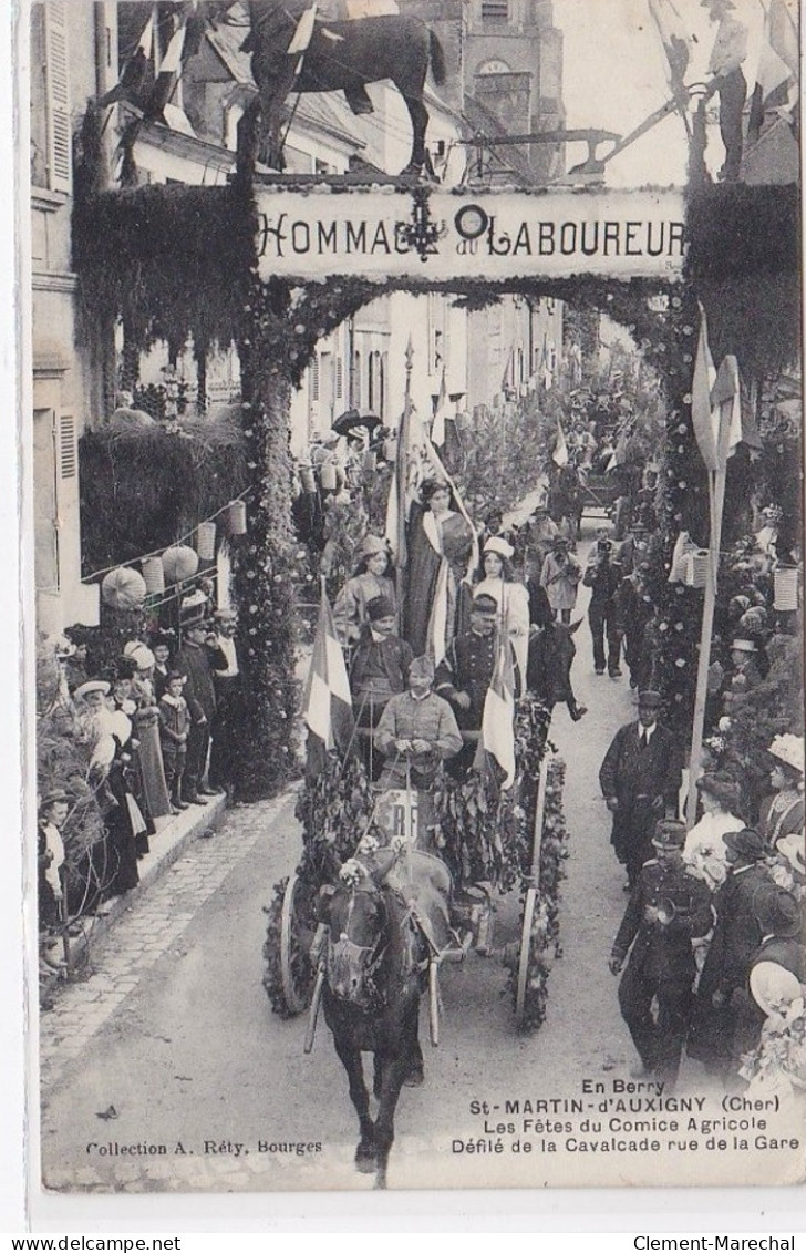 SAINT MARTIN D'AUXIGNY : Les Fêtes Du Comice Agricole - Défilé De La Cavalcade - Très Bon état - Otros & Sin Clasificación