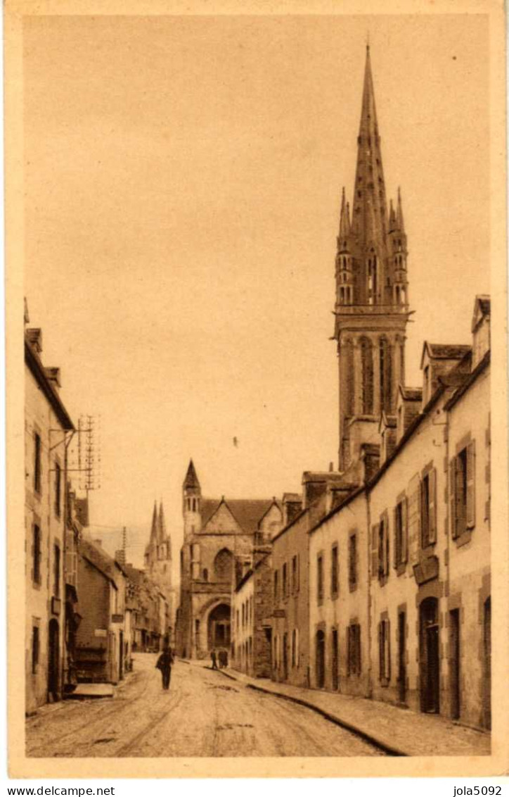 29 / SAINT-POL-DE-LEON - La Rue Cadiou Et Le Creis-Ker - Saint-Pol-de-Léon