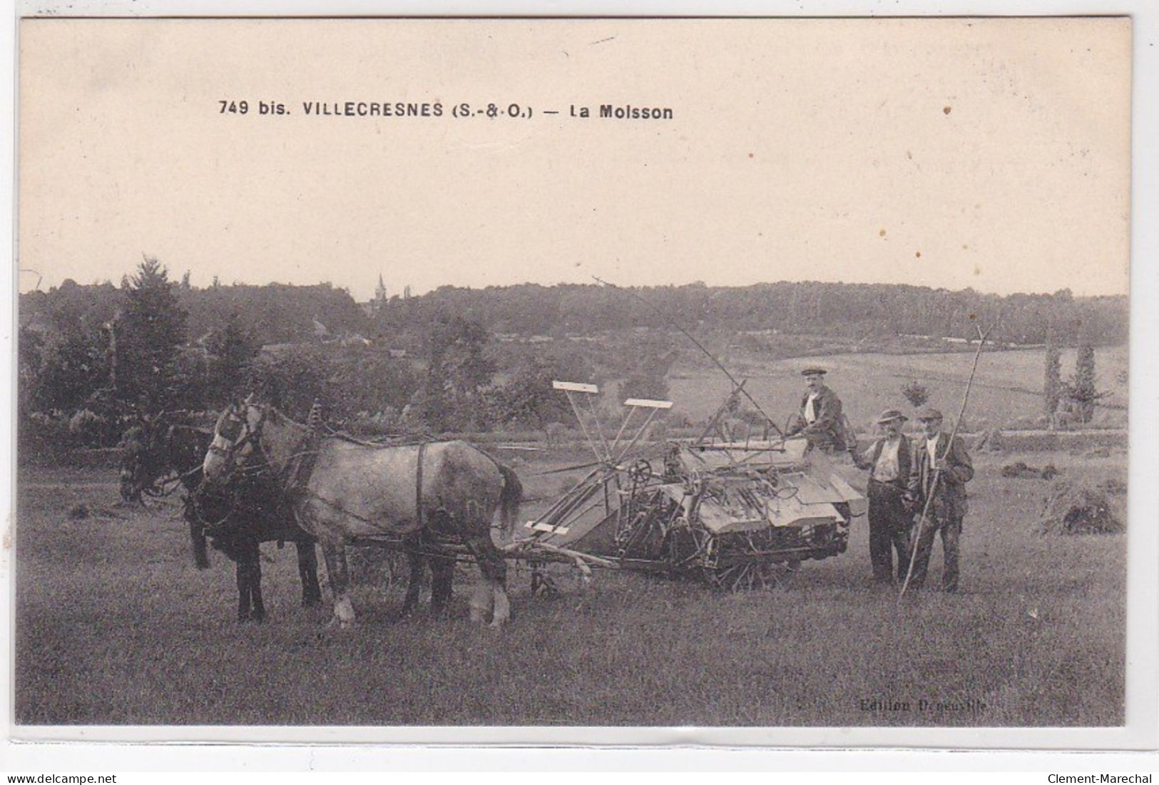 VILLECRESNES : La Moisson - Très Bon état - Villecresnes