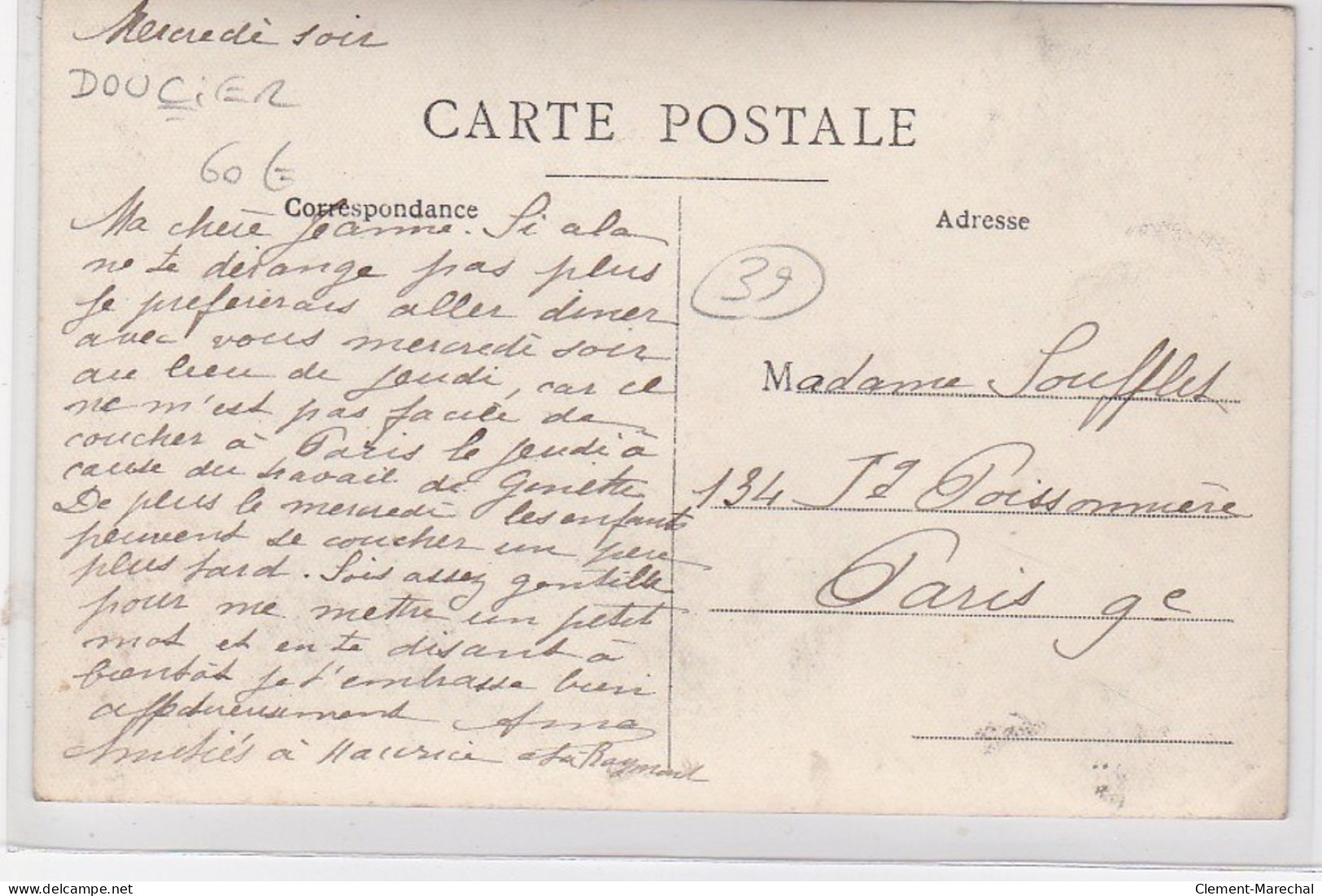 DOUCIER : Carte Photo - Très Bon état - Other & Unclassified