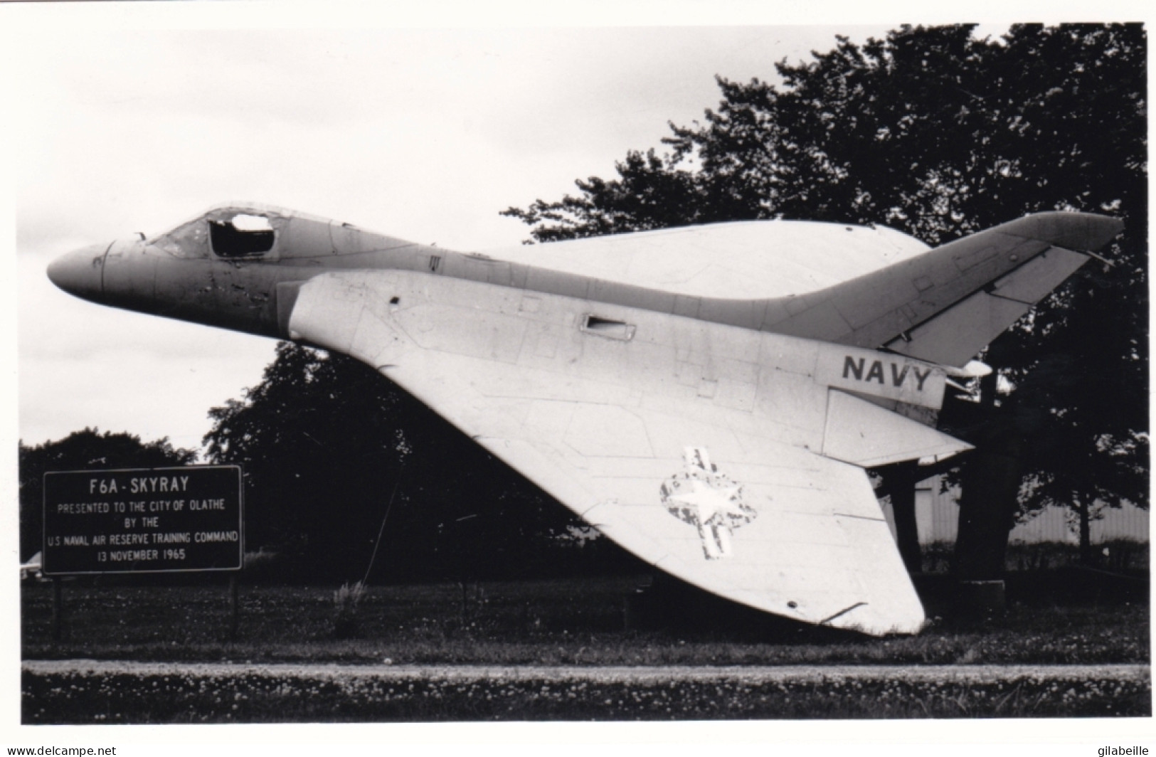 Photo Originale - Airplane - Plane - Aviation - Militaria - Avion Douglas F4D Skyray - Aviation