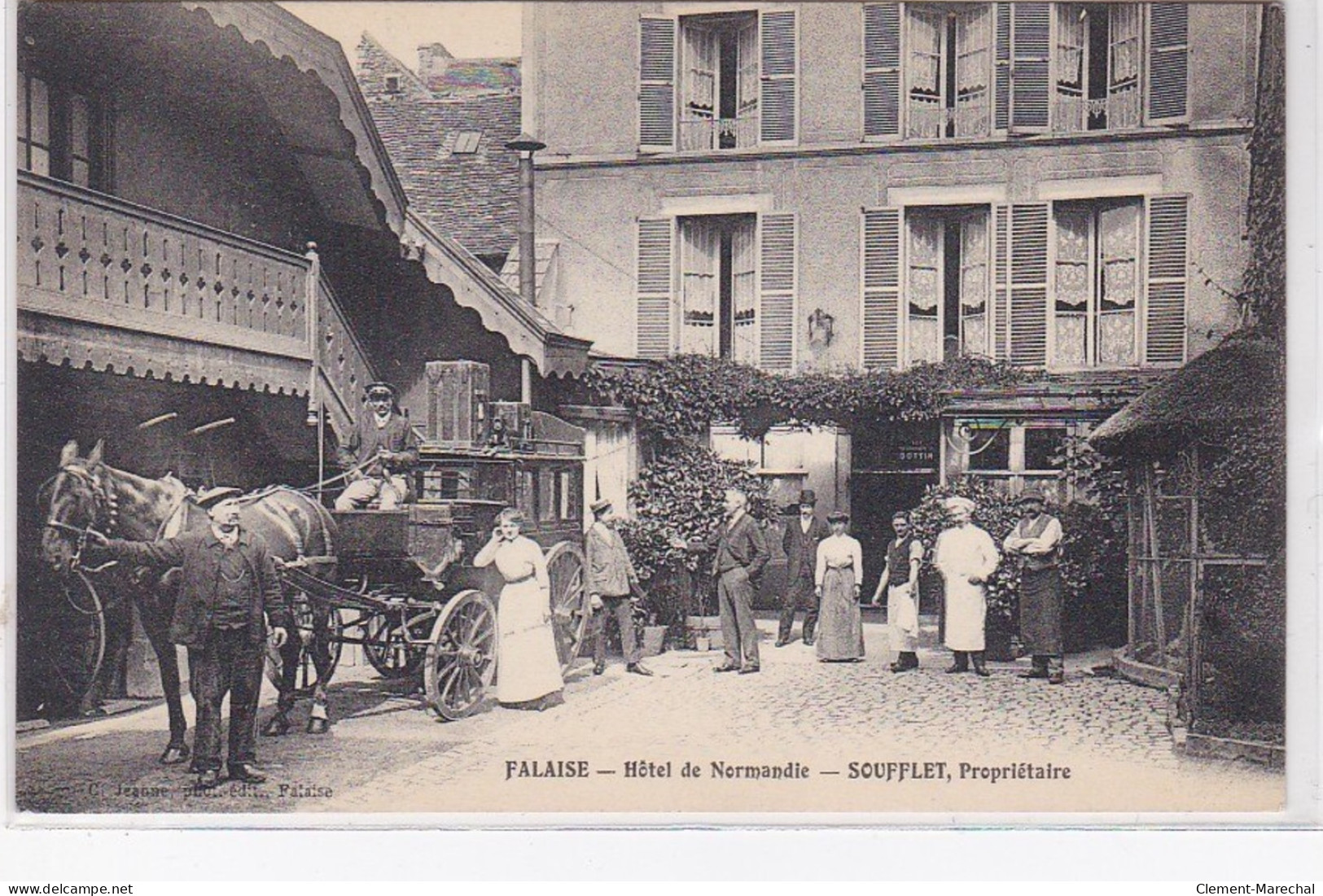 FALAISE : Hotel De Normandie SOUFFLET - Très Bon état - Falaise