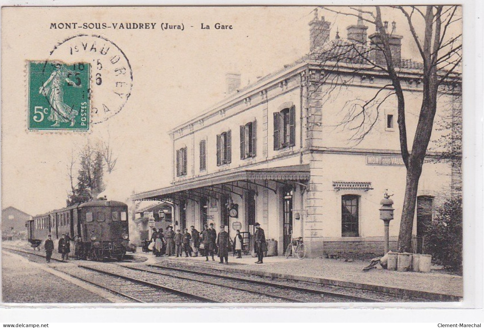 MONT SOUS VAUDREY : La Gare - Très Bon état - Other & Unclassified