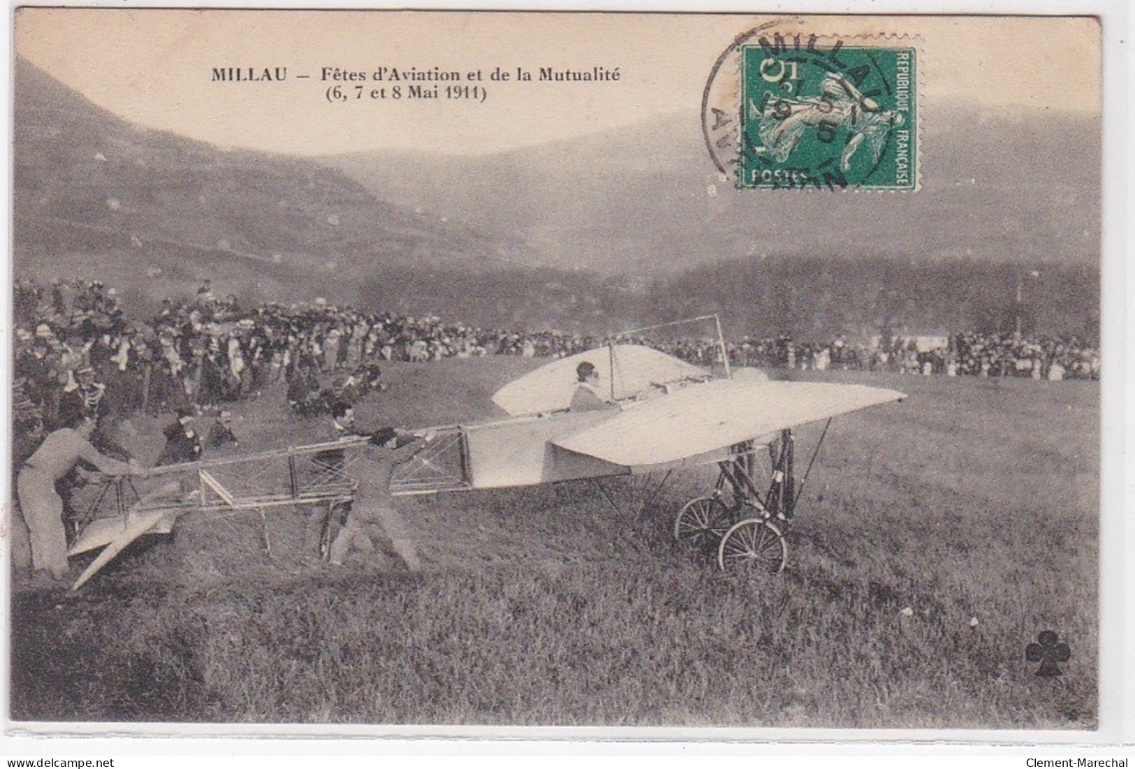 MILLAU : Fetes D'aviation Et De La Mutualité En 1911 - Très Bon état - Millau