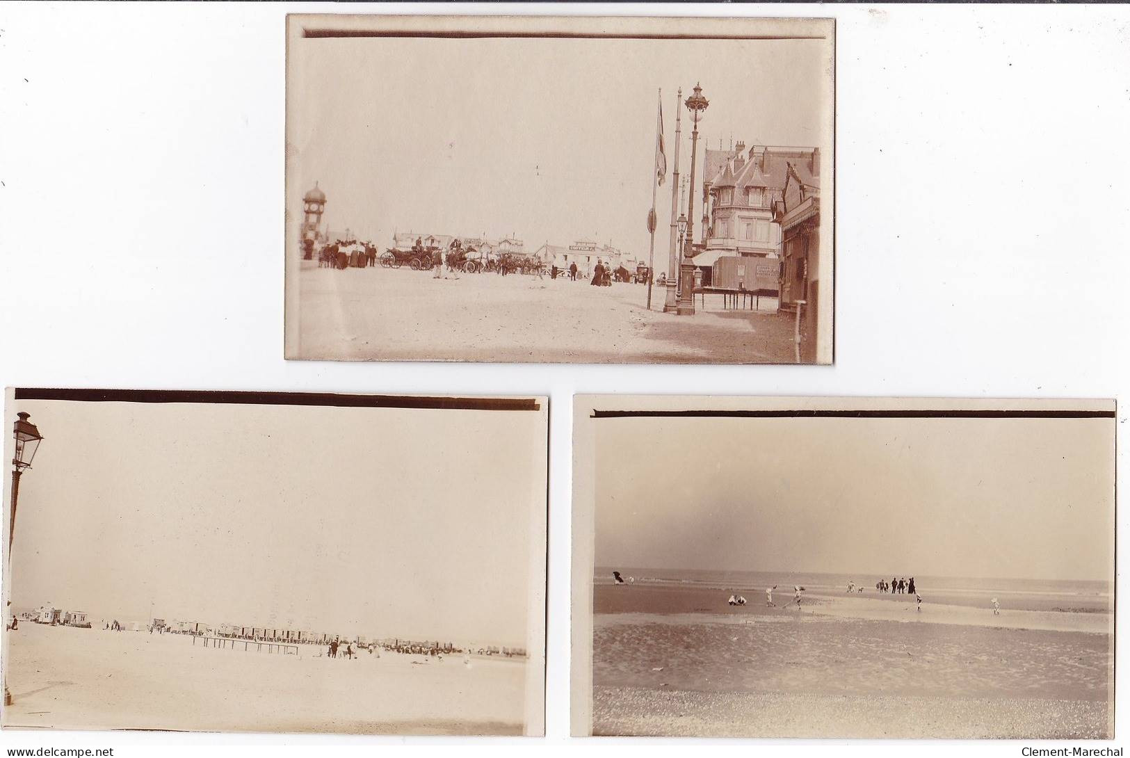 MALO LES BAINS : Lot De 3 Cartes Photo Vers 1910 - Très Bon état - Malo Les Bains