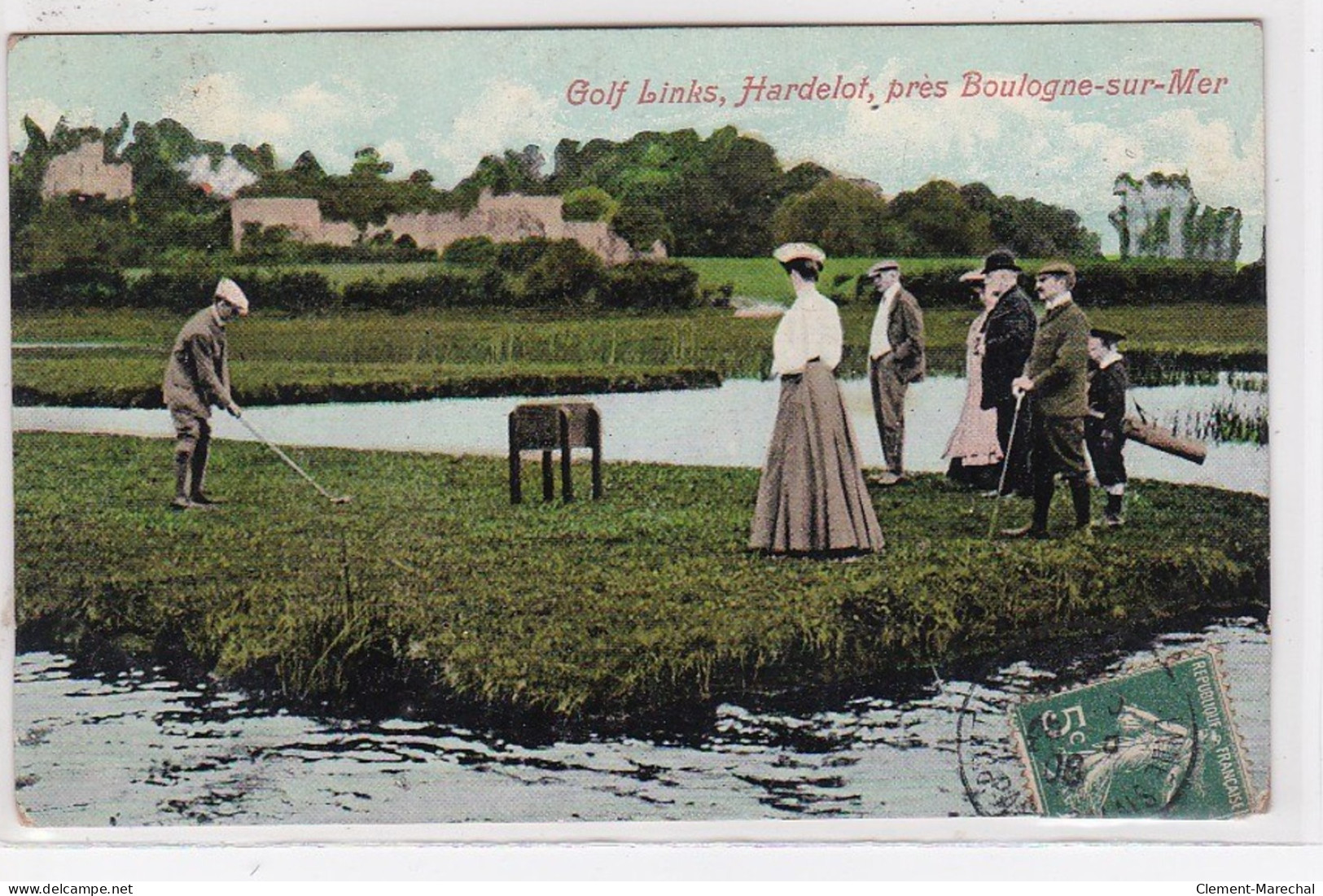 HARDELOT Près Boulogne Sur Mer : Le Parcours De Golf (golf Links) - Très Bon état - Autres & Non Classés