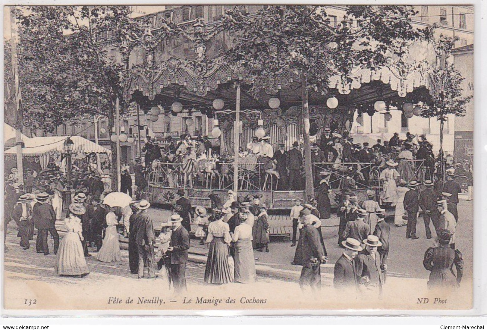 NEUILLY SUR SEINE : Fêtes De Neuilly - Le Manège Des Cochons - Très Bon état - Neuilly Sur Seine