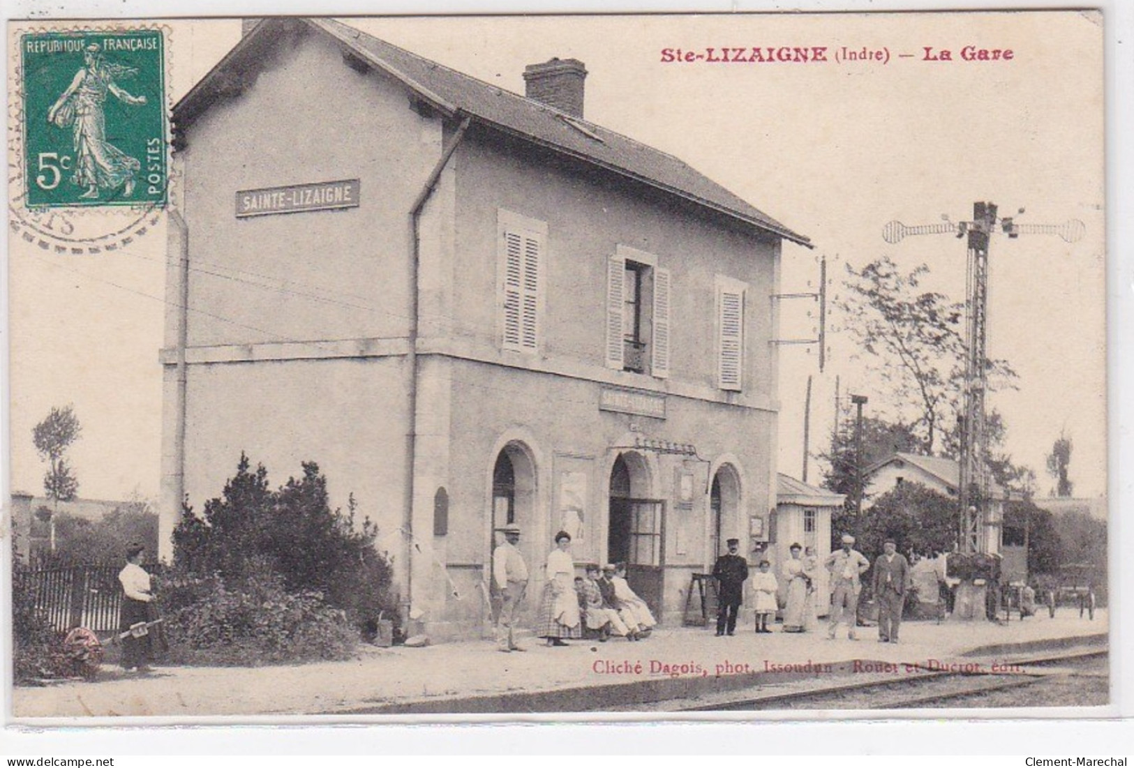 SAINTE LIZAIGNE : La Gare - Très Bon état - Altri & Non Classificati