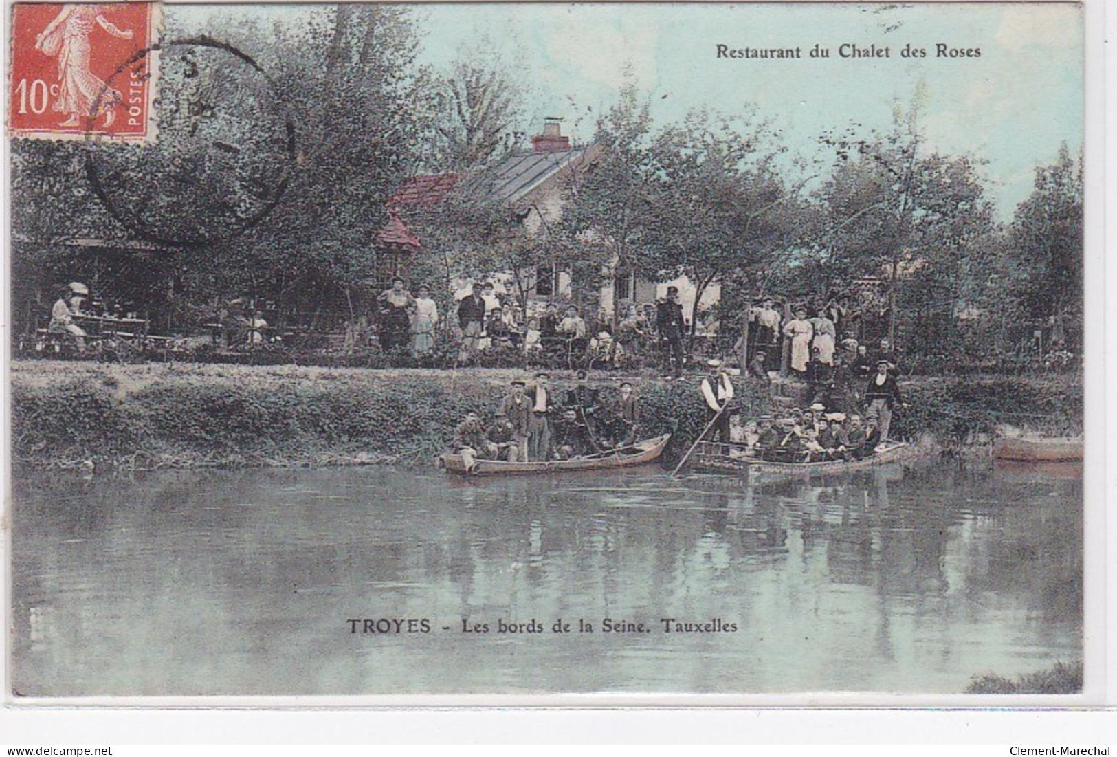 TROYES : Restaurant Du Chalet Des Roses - Les Bords De La Seine - TAUXELLES - Très Bon état - Troyes