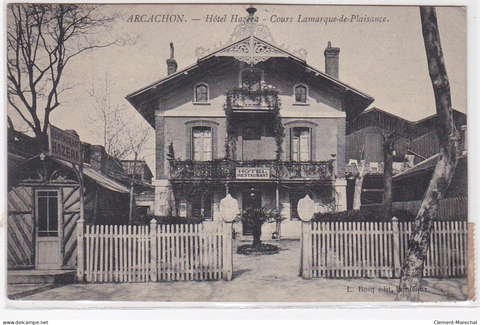 ARCACHON : Hotel Hazera - Cours Lamarque De Plaisance - Très Bon état - Arcachon