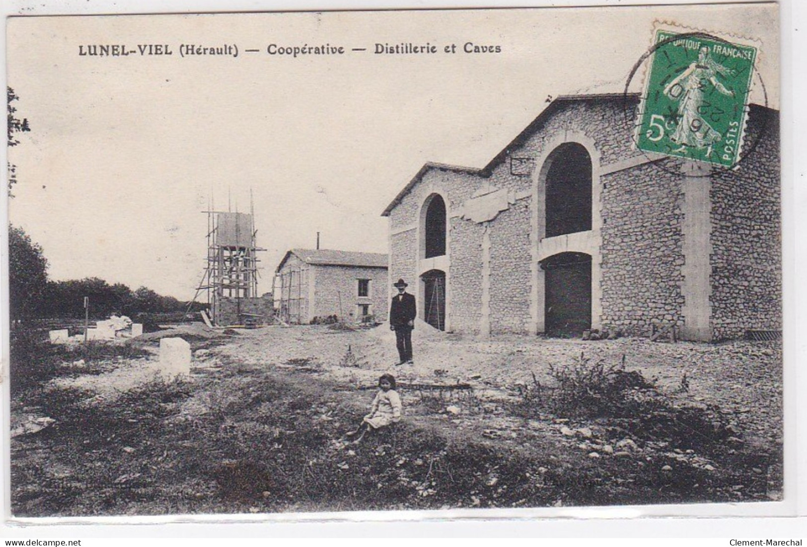 LUNEL VIEL : Coopérative - Distillerie Et Cave - Bon état - Lunel