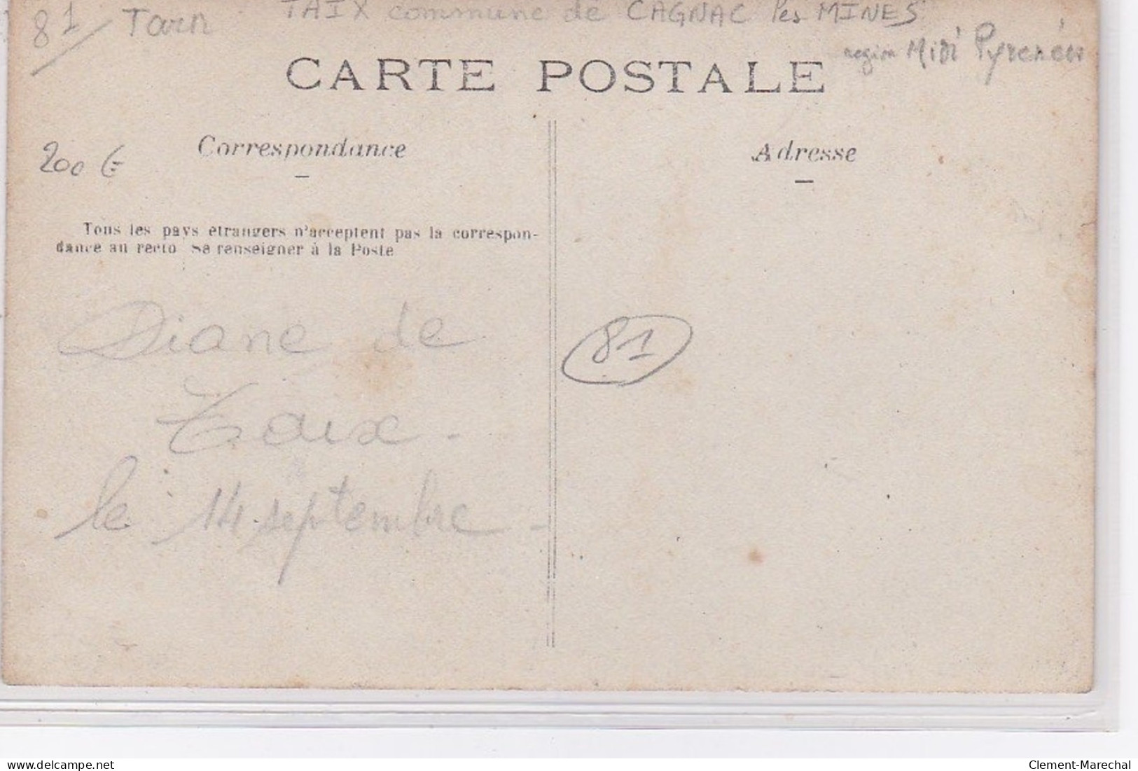 TAIX : Carte Photo D'une Scène De Chasse (commune De Cagnac Les Mines) - Très Bon état - Other & Unclassified