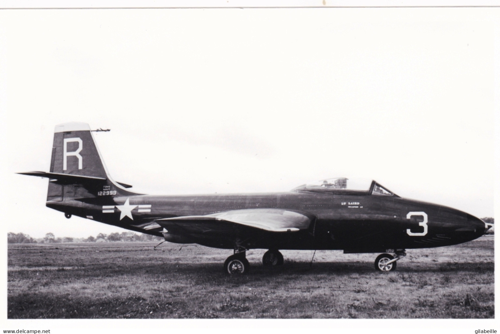Photo Originale - Airplane - Plane - Aviation - Militaria - Avion De Chasse Militaire McDonnell F2H Banshee - Aviazione
