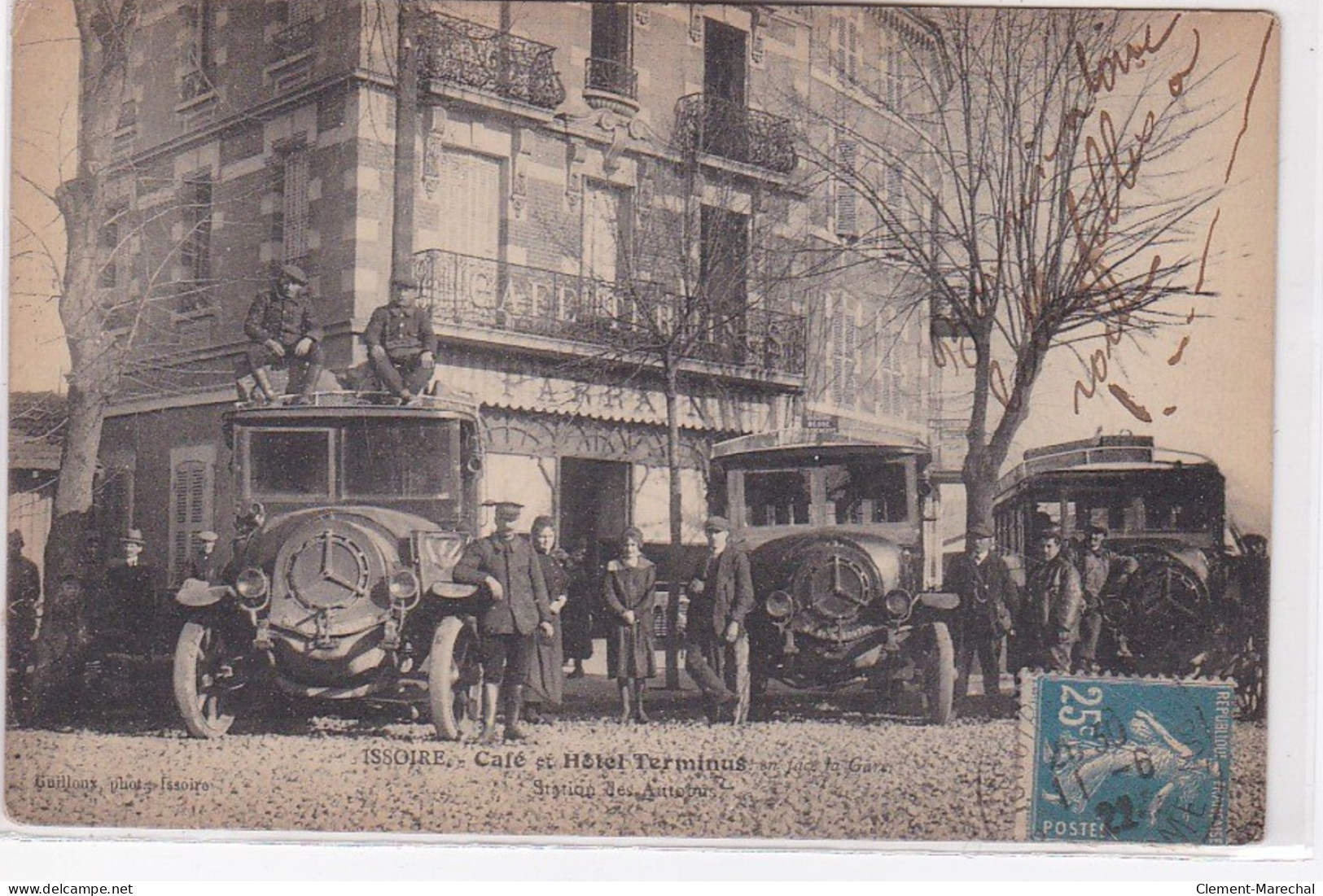 ISSOIRE ; Café Et Hotel Terminus (station Des Autobus) - Très Bon état - Issoire