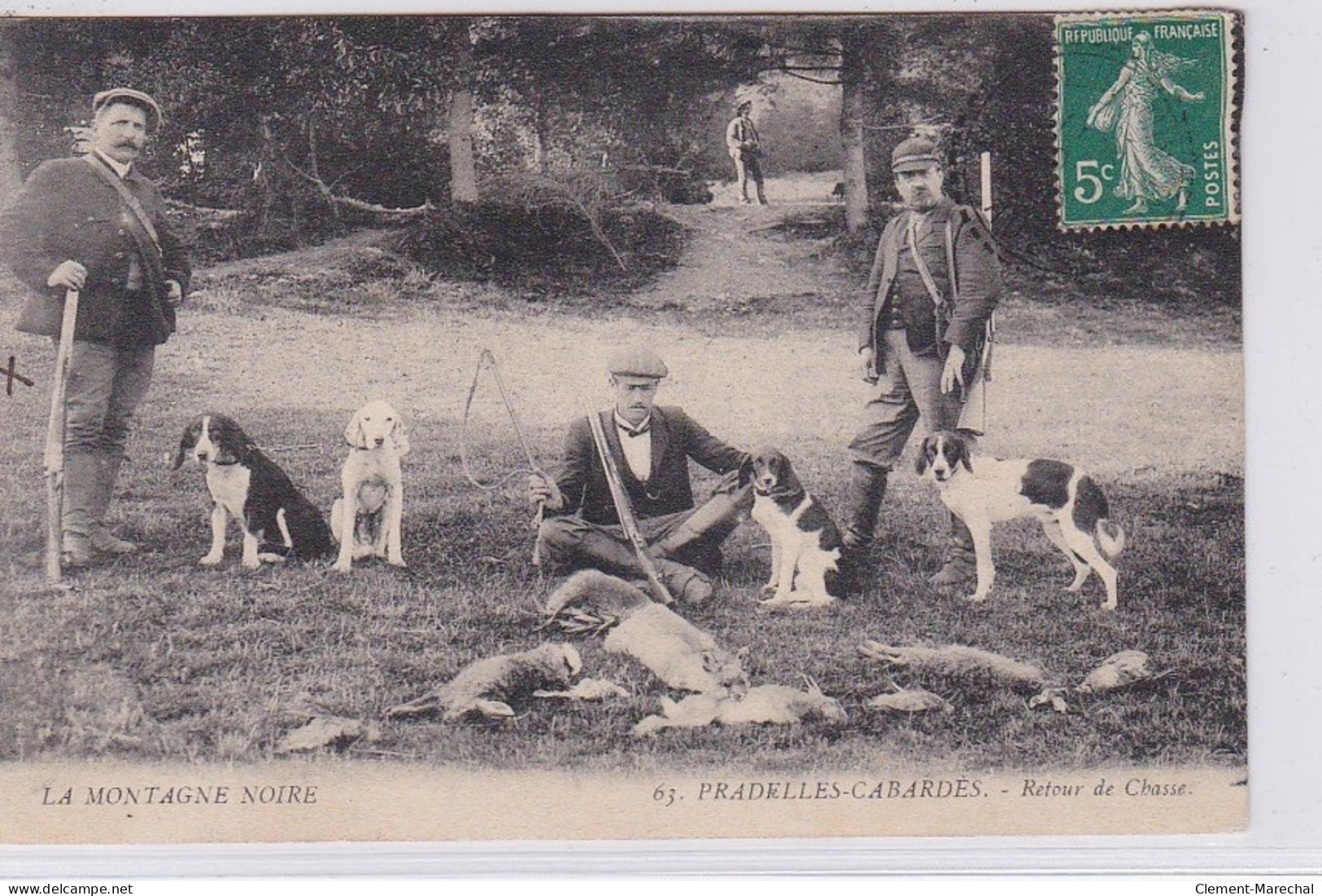 PRADELLES CABARDES : Retour De Chasse (café épicerie Miailhe) - Très Bon état - Andere & Zonder Classificatie