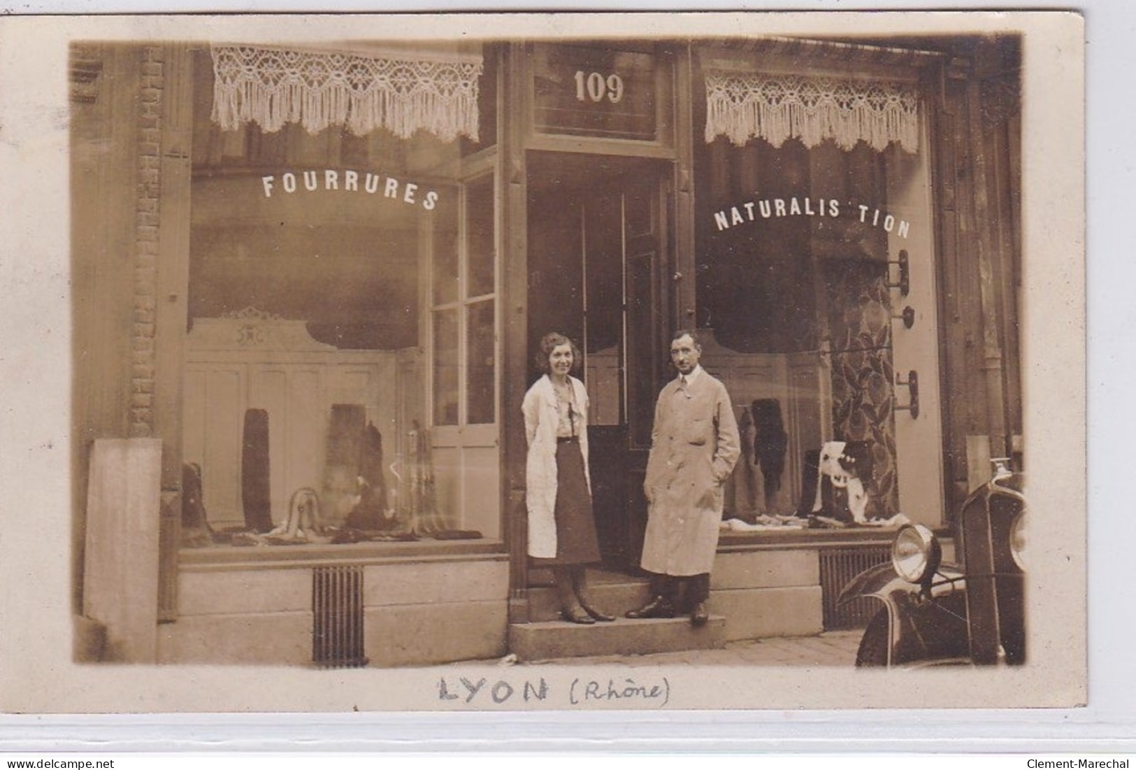 LYON : Carte Photo Du Magasin D'un Naturaliste - Bon état - Sonstige & Ohne Zuordnung