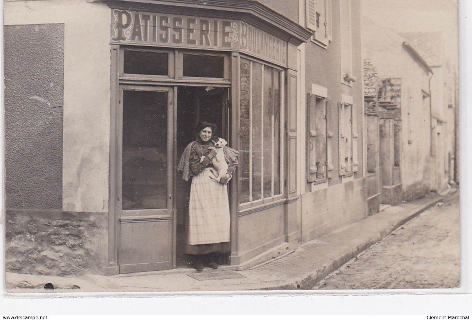 BUCHELAY : Carte Photo D'une Boulangerie Patisserie - Très Bon état - Other & Unclassified