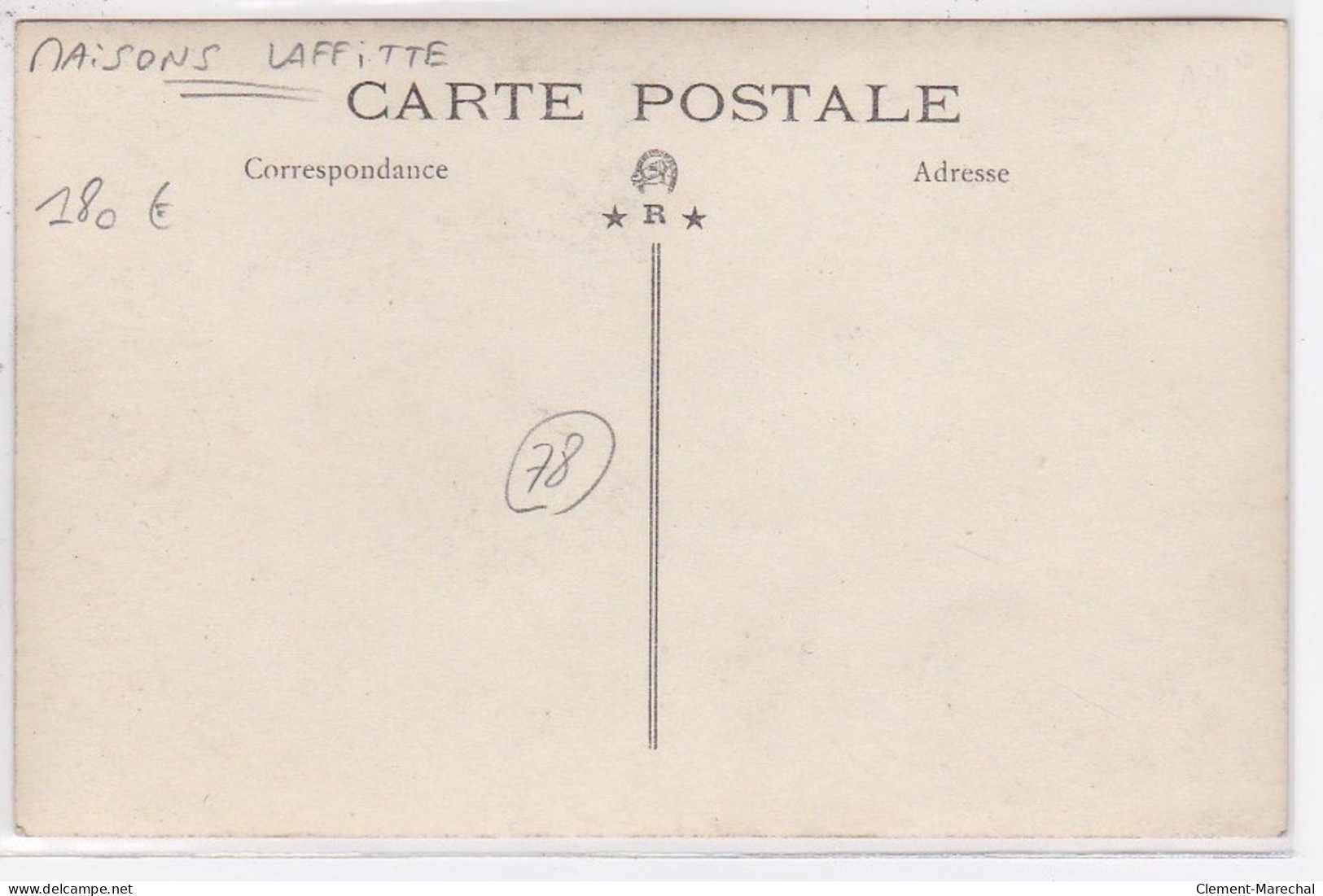 MAISONS LAFFITTE : Carte Photo De L'attelage De Livraison De La Maison MAURETTE (devant Des Magasins) - Très Bon état - Maisons-Laffitte