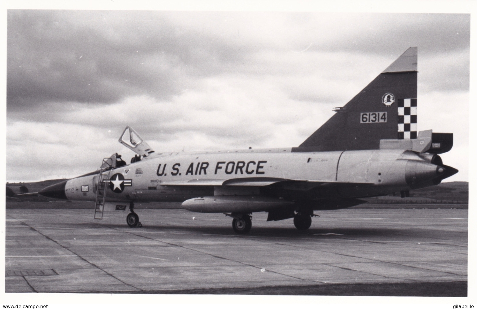 Photo Originale - Airplane - Plane - Aviation - Militaria - Avion  Militaire Convair F-102 Delta Dagger - Aviazione