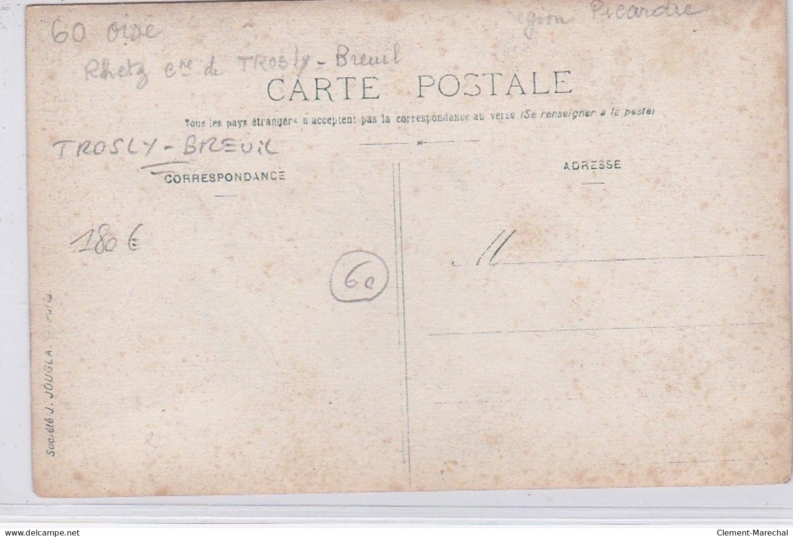 TROSLY BREUIL : Carte Photo De RHETZ - élevage - Très Bon état - Sonstige & Ohne Zuordnung