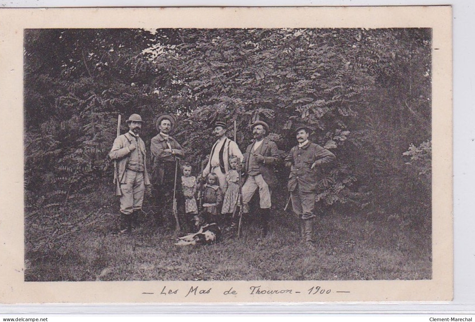 LES MAS DE THOURON En 1900 : Chasseurs Vers 1905 - Très Bon état - Other & Unclassified